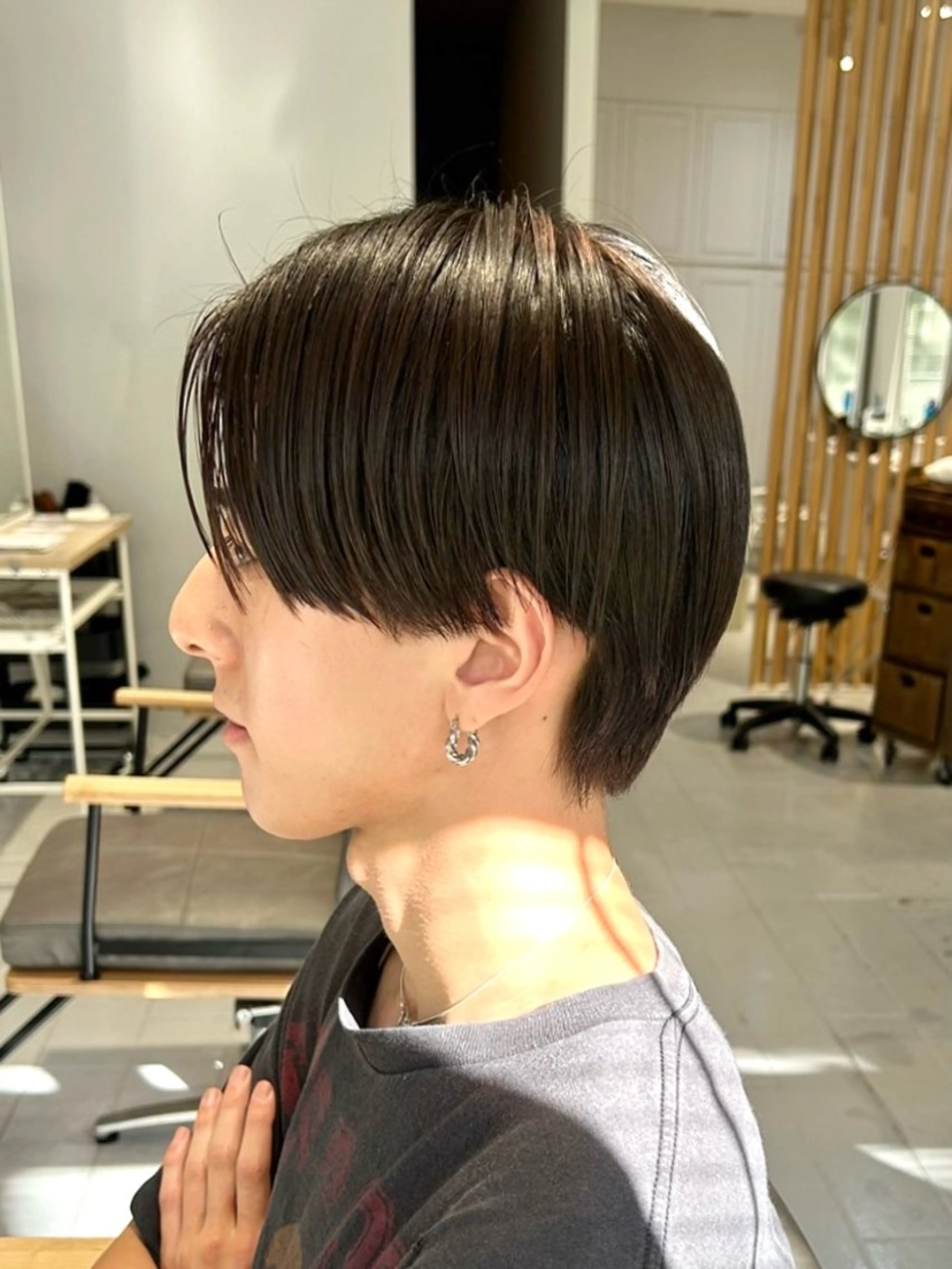 ショート メンズ カット パーマ 🇰🇷韓国風カット 🇰🇷　鈴木海斗のヘアスタイル
