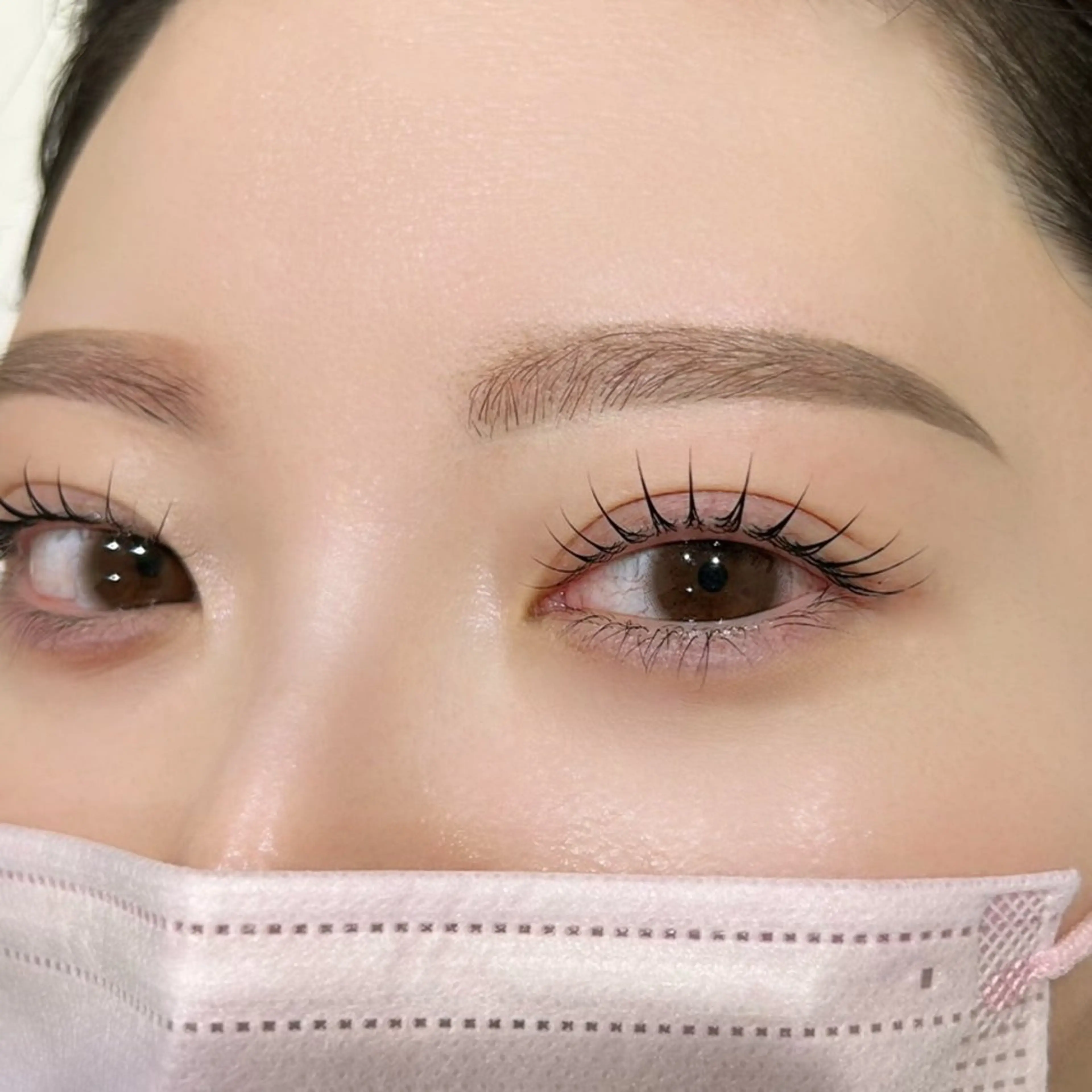 ⭐️ 【1番人気】美眉スタイリング＋オーダーメイドまつ毛パーマ¥12,650→¥8,800の写真