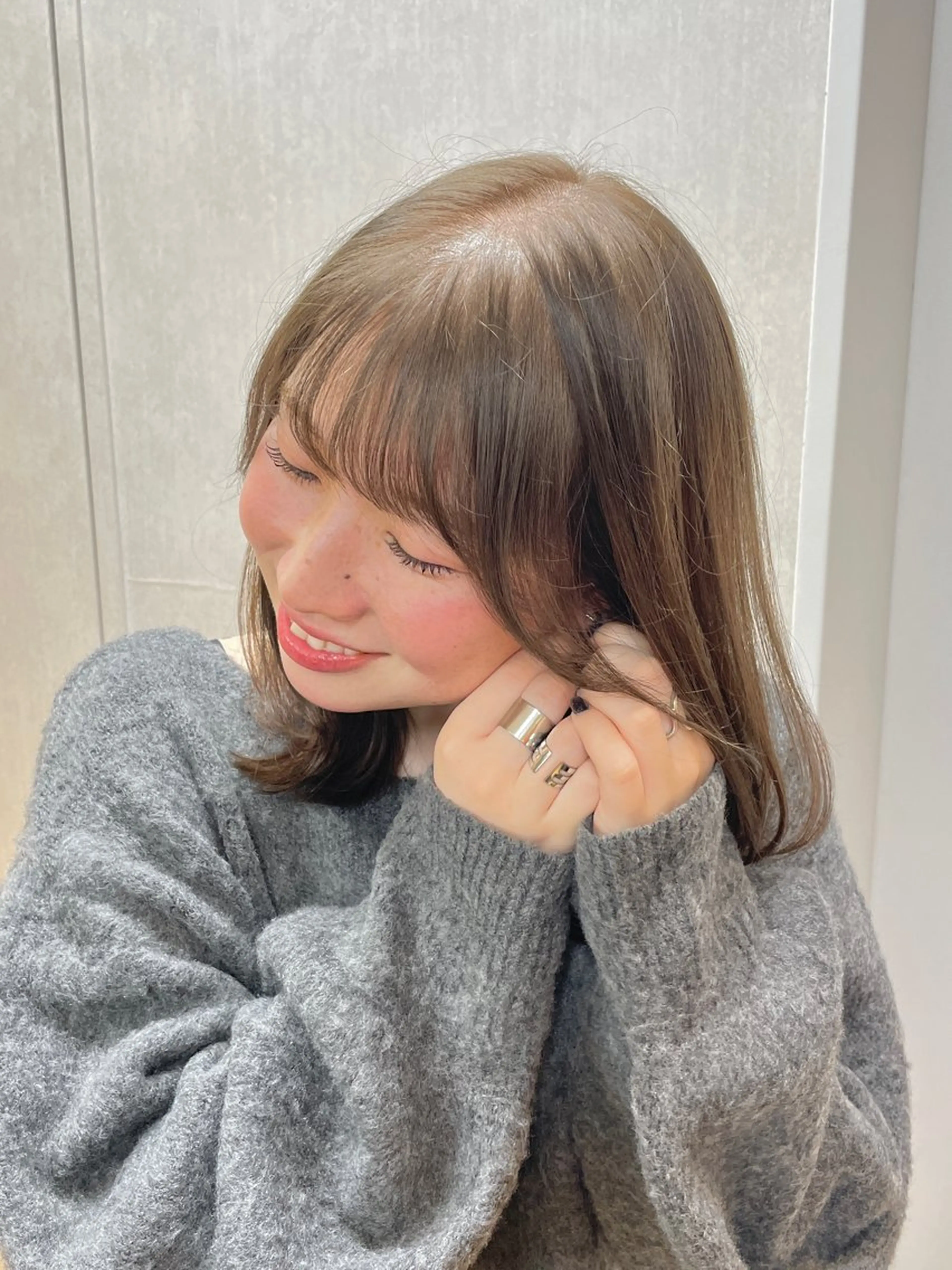 カラー カット ヘアカラー 暖色/透明感カラー /nanami🌼のヘアスタイル