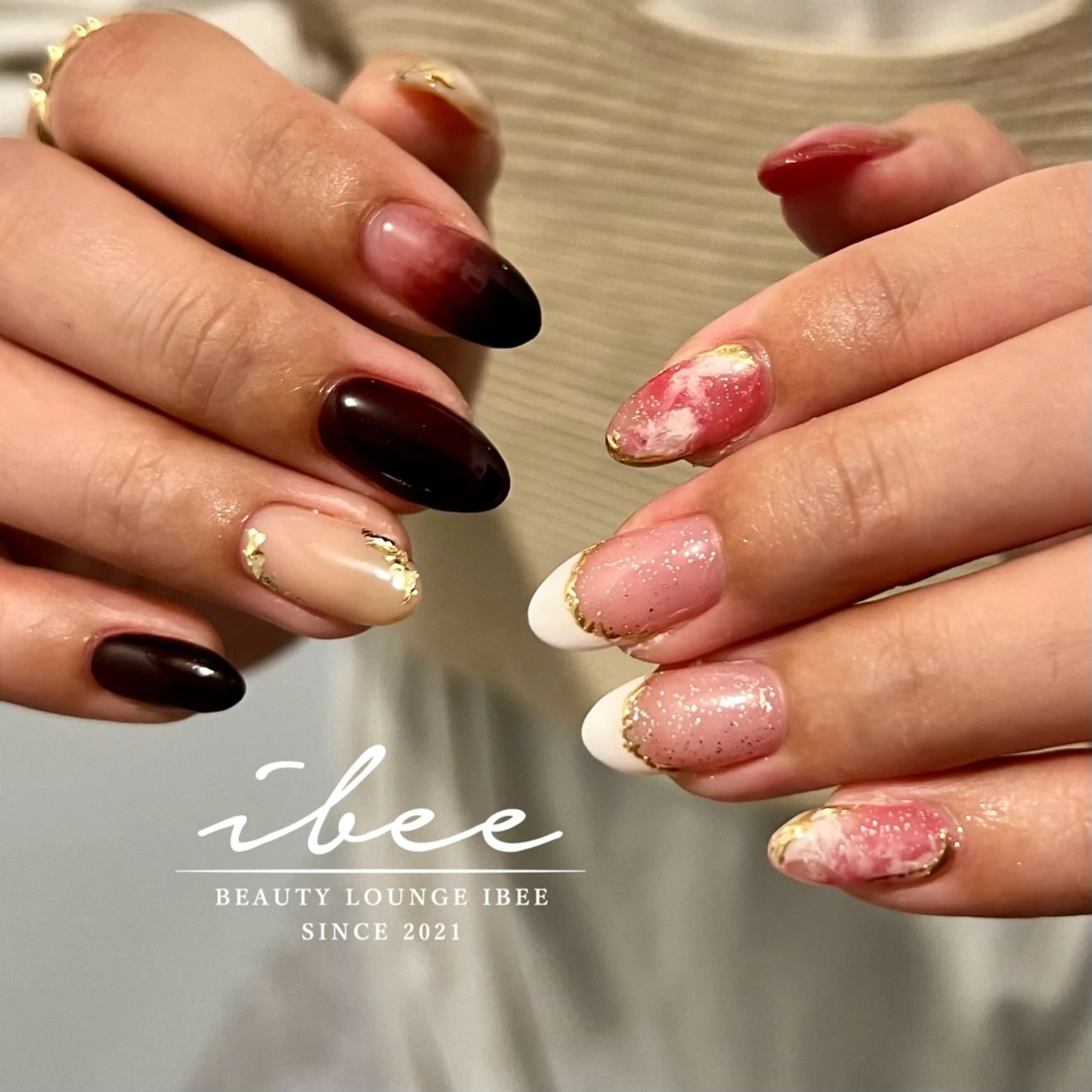 ネイル ハンドネイル ibee nail 🤍yumiのネイルデザイン