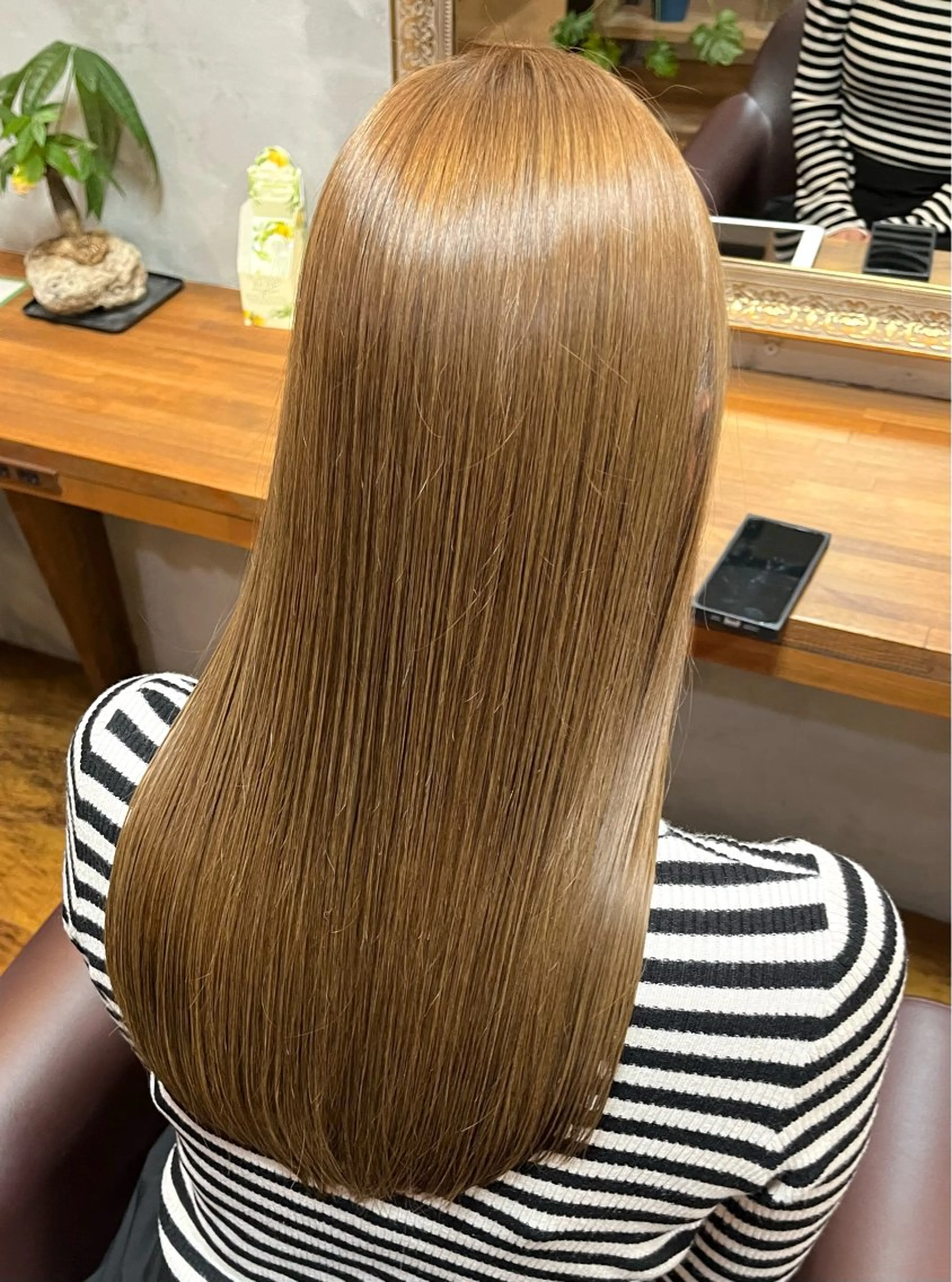 ロング カラー カット ヘアカラー トリートメント Yu kaのヘアスタイル