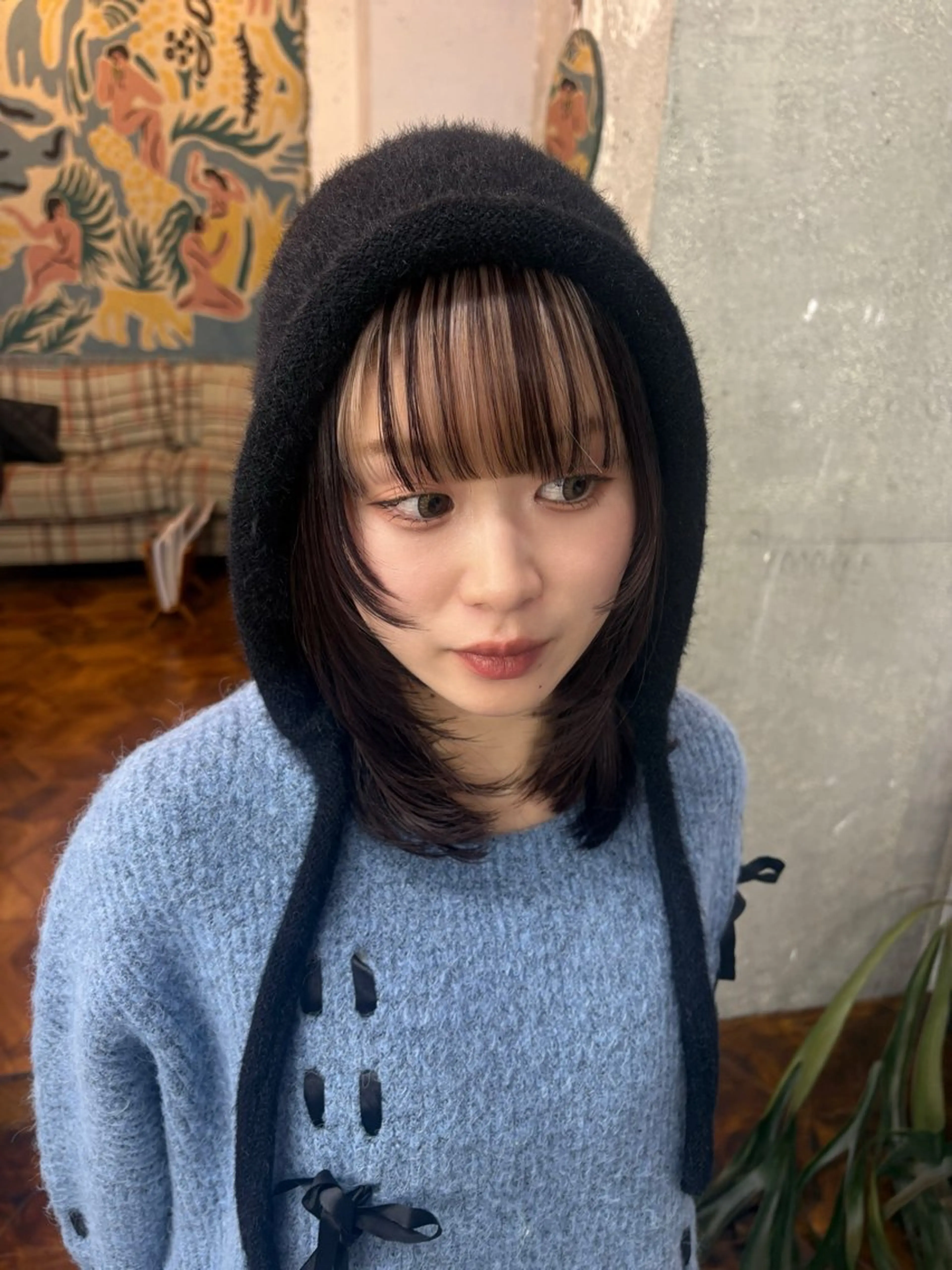 セミロング ヘアカラー 🫧透明感カラー🫧 ハシモトタケルのヘアスタイル