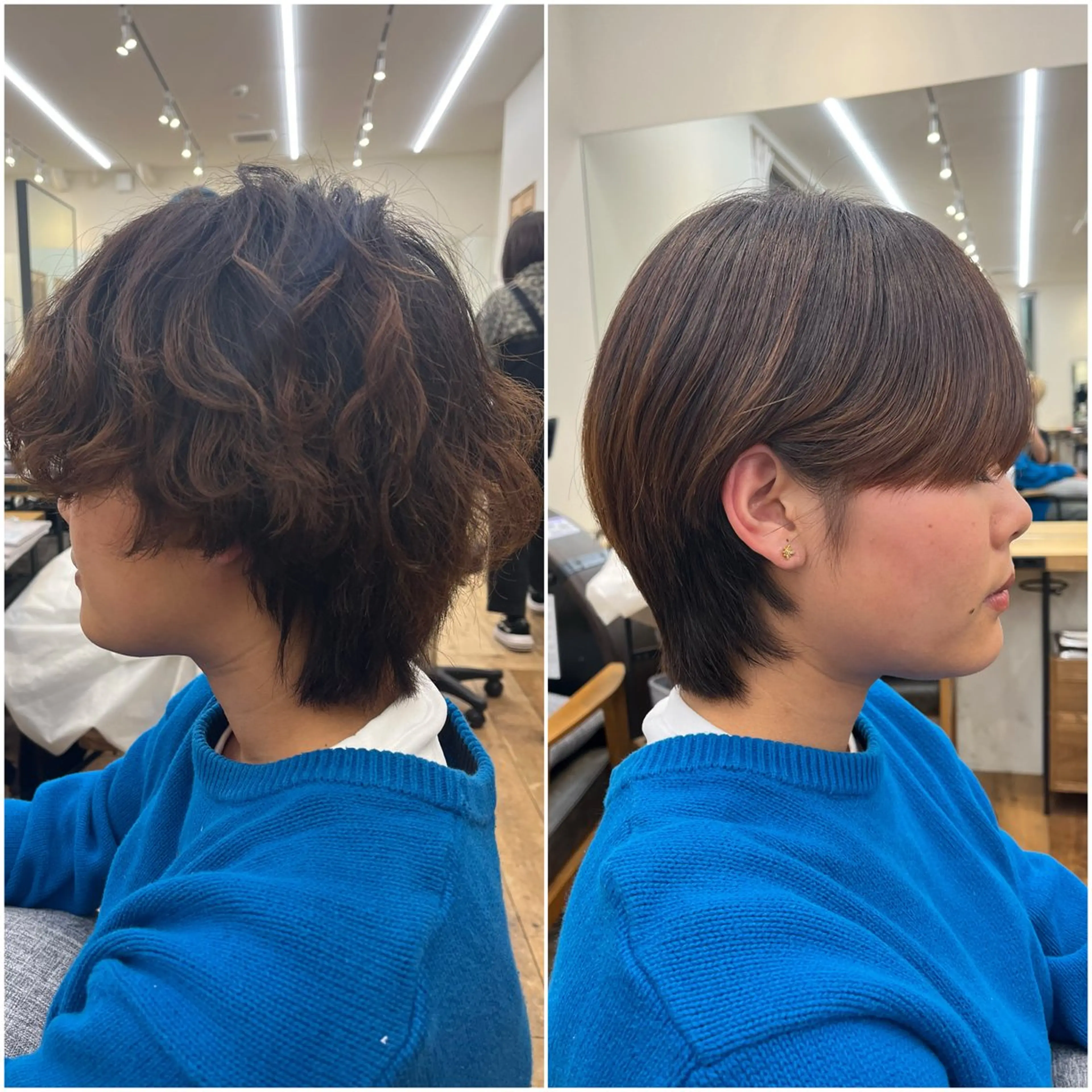 ショート メンズ 縮毛矯正 🐋湊 ゆうき /レイヤーカット🫧のヘアスタイル