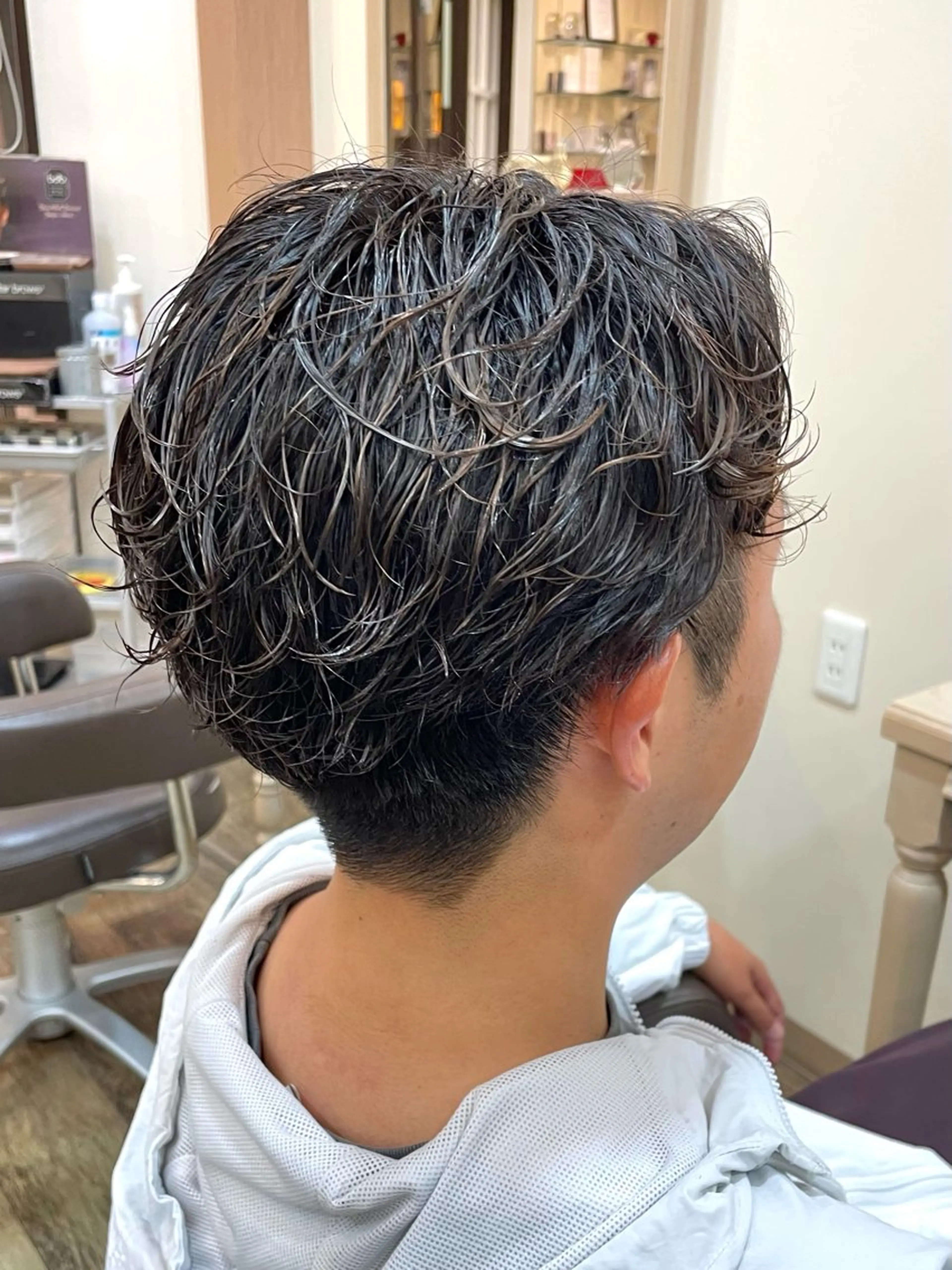 ショート パーマ メンズ カット パーマ メンズパーマ🌀/ 中村郁未のヘアスタイル