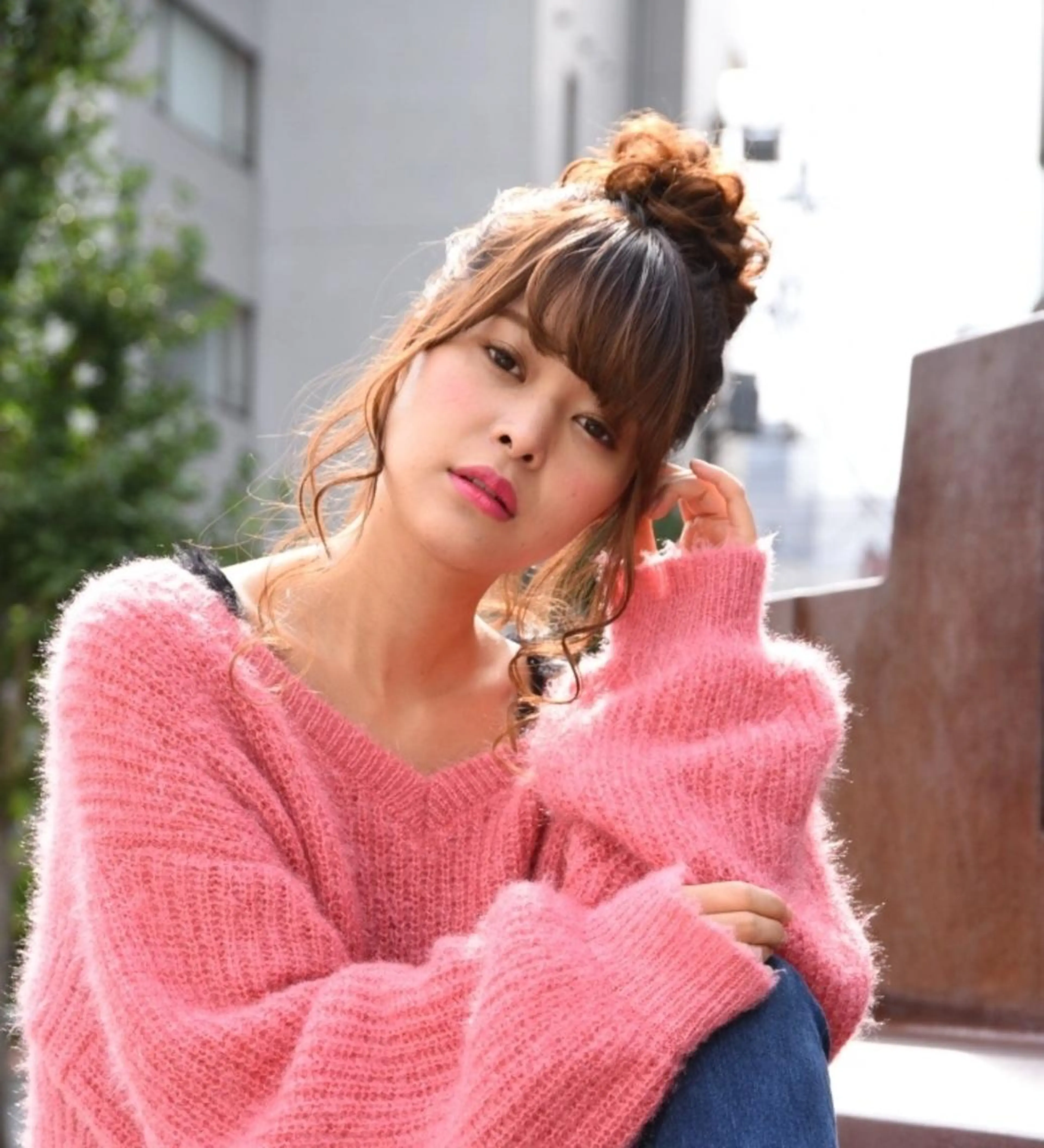 セミロング ヘアアレンジ CORE所属・横部 絵美のヘアスタイル