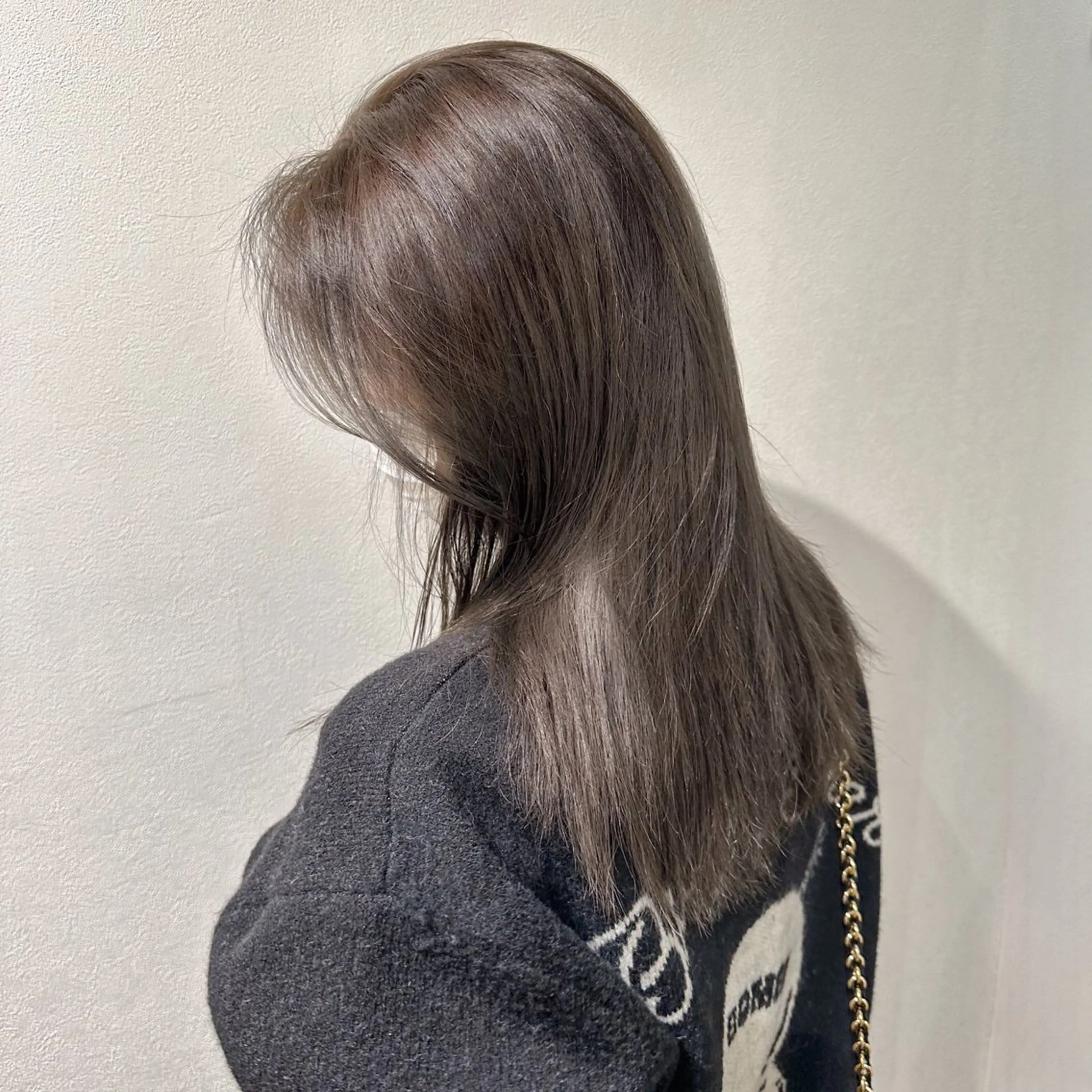 セミロング カラー ヘアカラー トリートメント メンズ特化🏹カット パーマ/チヒロ🤍のヘアスタイル