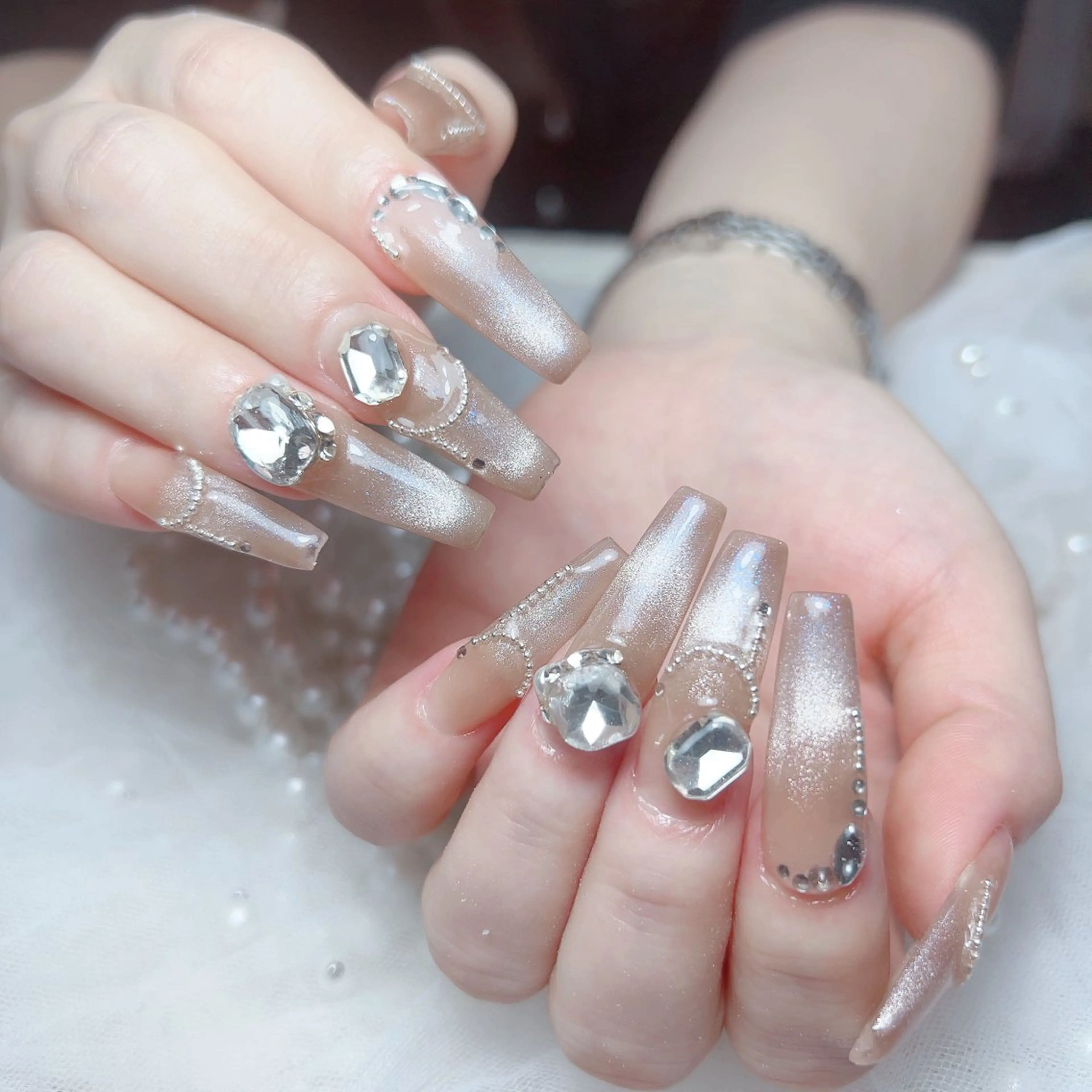 ネイル M🌷nail 長さだし専門店のネイルデザイン