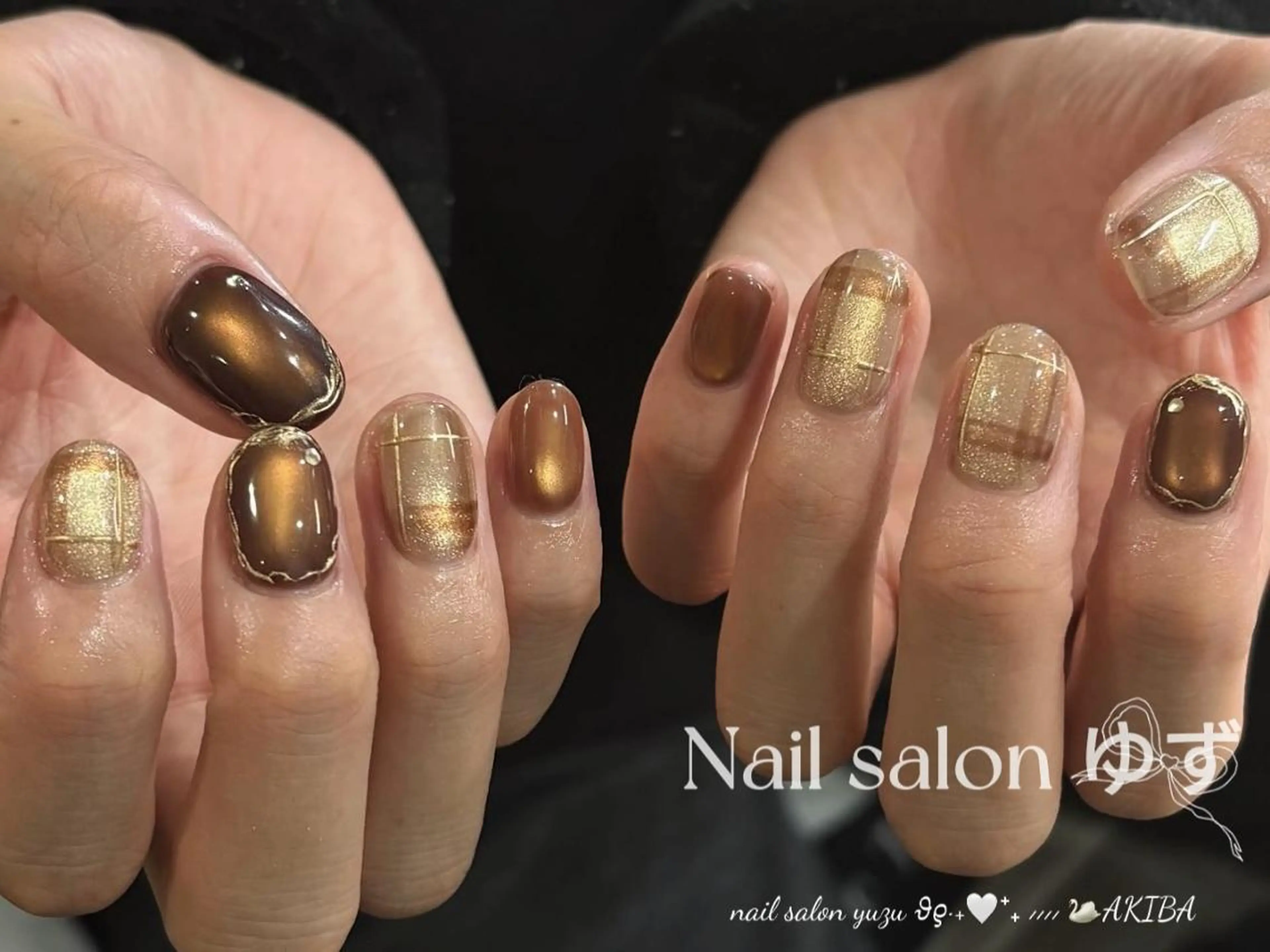 ネイル ハンドネイル MAKI💚💚💚 秋葉原.のネイルデザイン