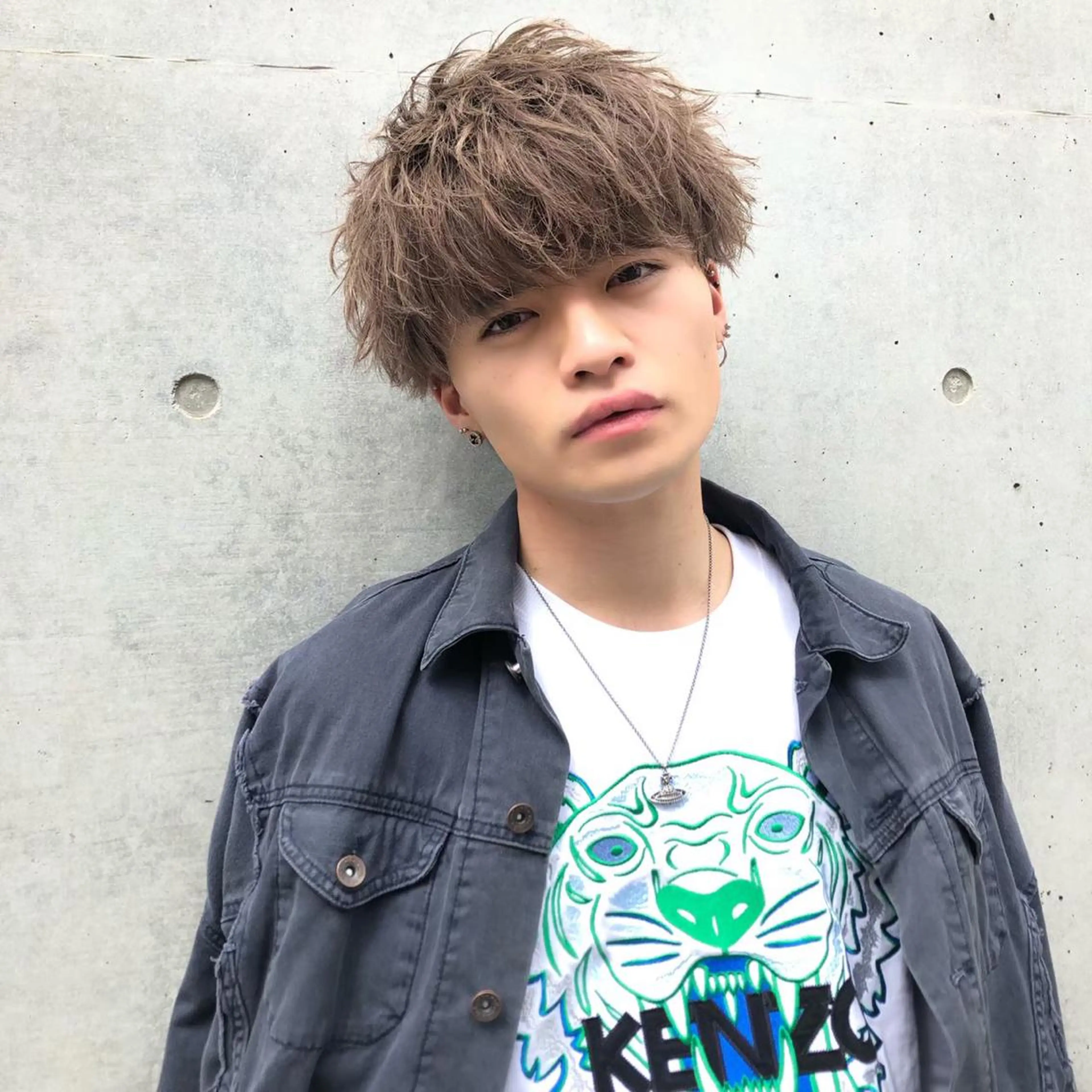 カラー パーマ メンズ カット パーマ トリートメント ヘアセット Loy所属・メンズヘアの達人 パーマ 縮毛矯正🔷のヘアスタイル