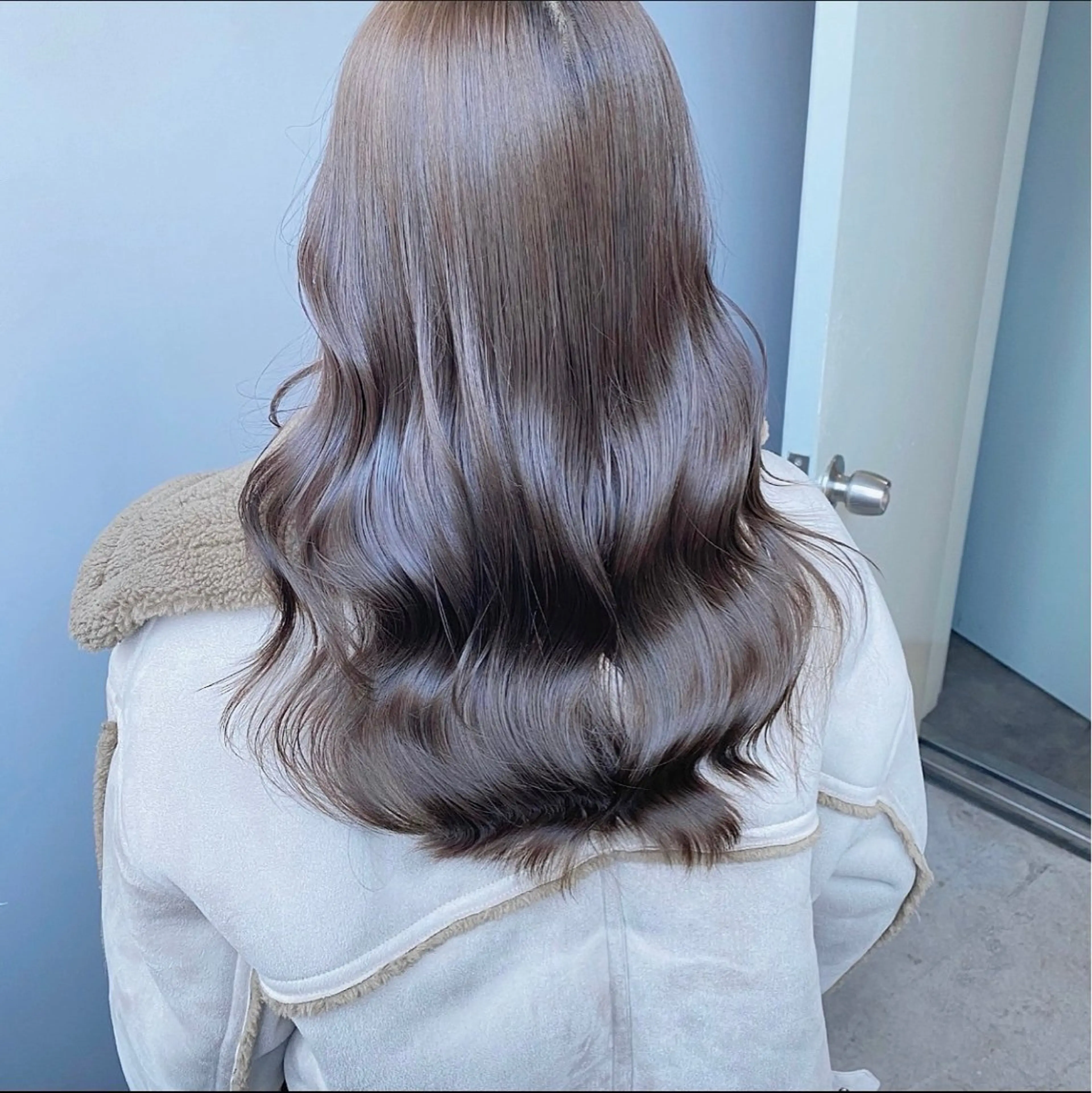 ロング カラー カット パーマ トリートメント ヘアセット 🟦ニュアンス/メン ズパーマ横浜🟦のヘアスタイル