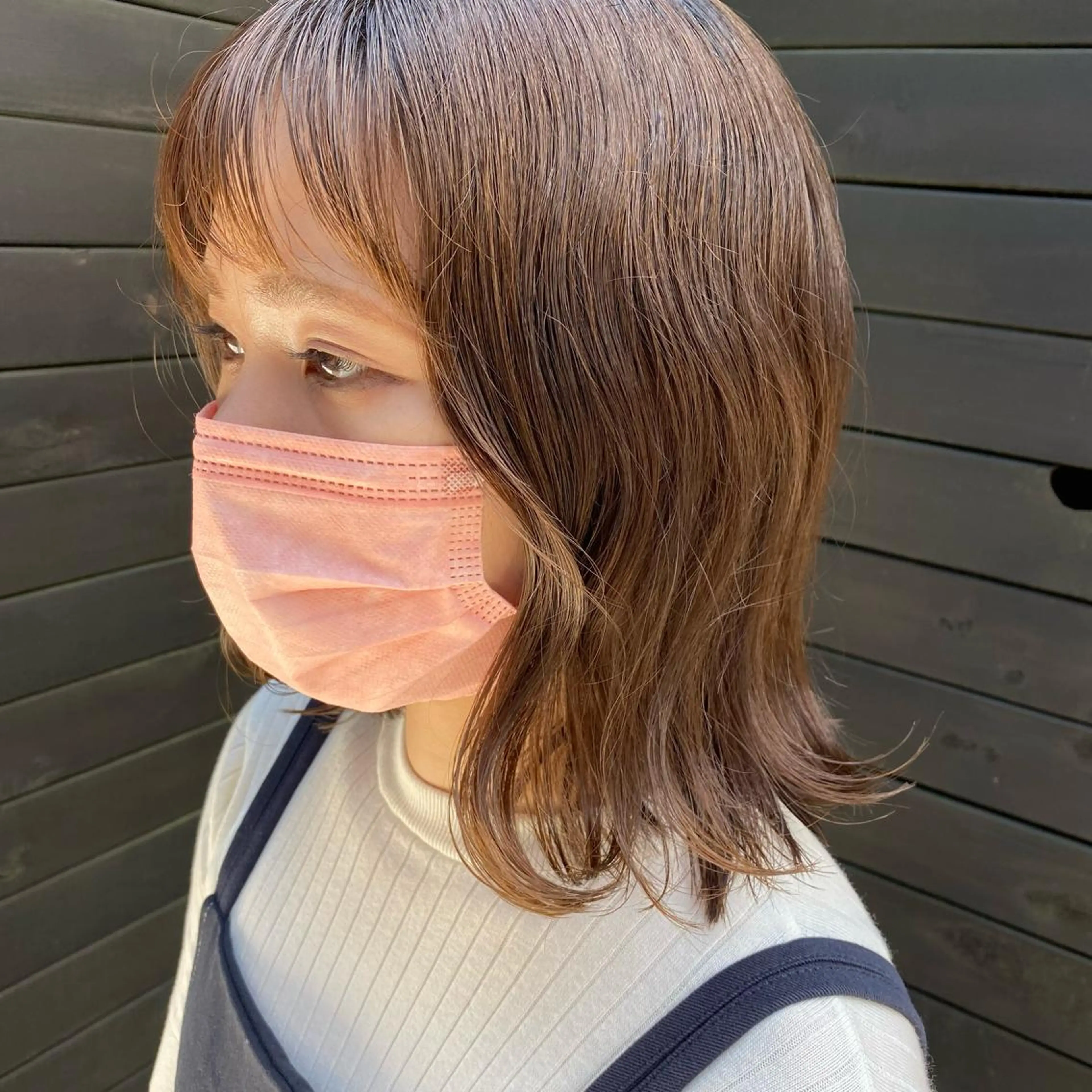 ミディアム カラー ベージュカラー カット ヘアカラー 高橋 舟太郎のヘアスタイル