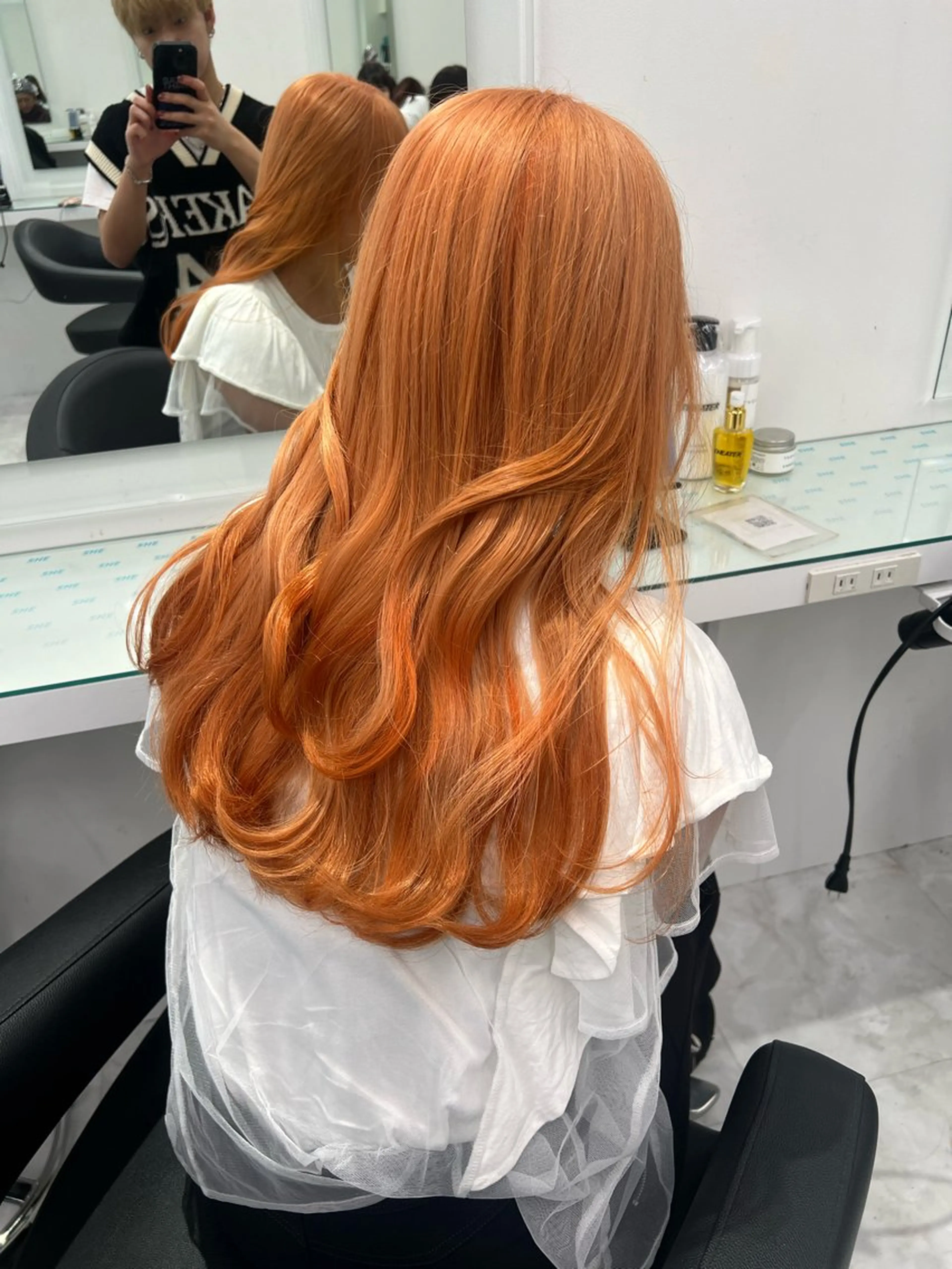 カラー ヘアカラー トリートメント ヘッドスパ ヘアセット ブリーチなし透明感 💗RYOTAのヘアスタイル