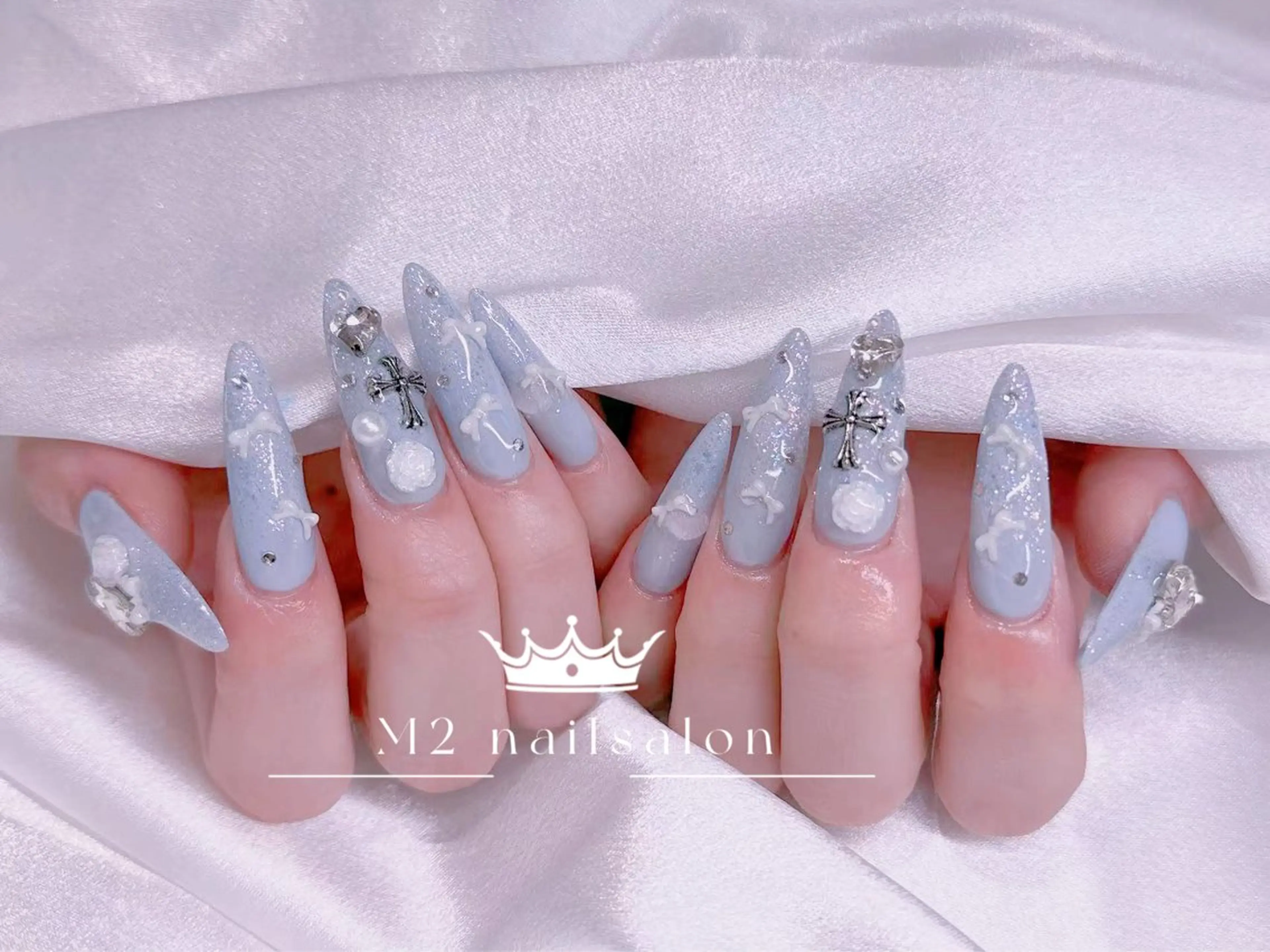 ネイル ハンドネイル 長さだし専門店 M2 rikaのネイルデザイン