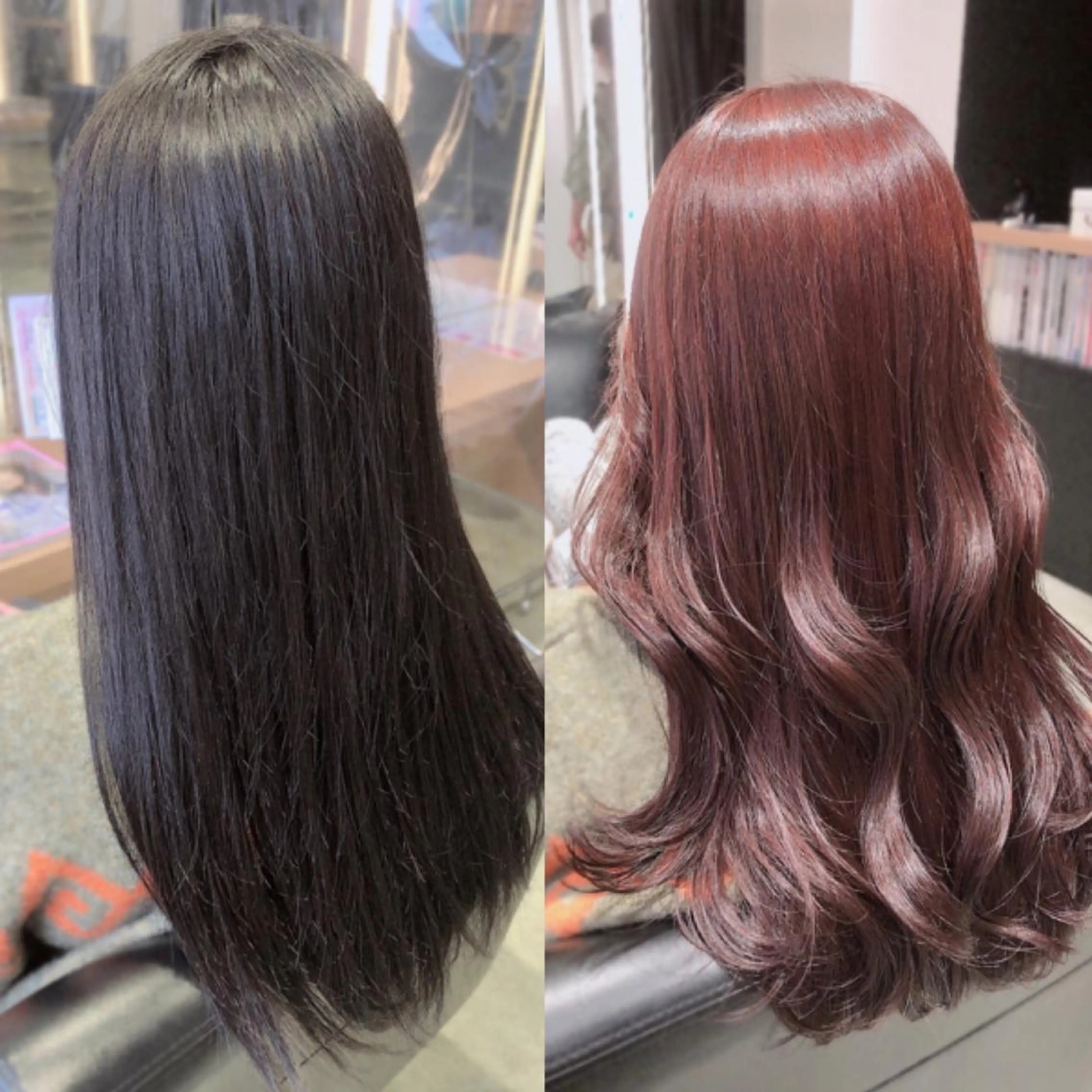 ロング カラー ヘアアレンジ ブリーチ ブラウンカラー ダブルカラー ブリーチなしカラー レッドカラー カット ヘアカラー トリートメント ヘッドスパ ヘアセット YUI🦋耳ツボ/ 仙台美容師/長町のその他イメージ