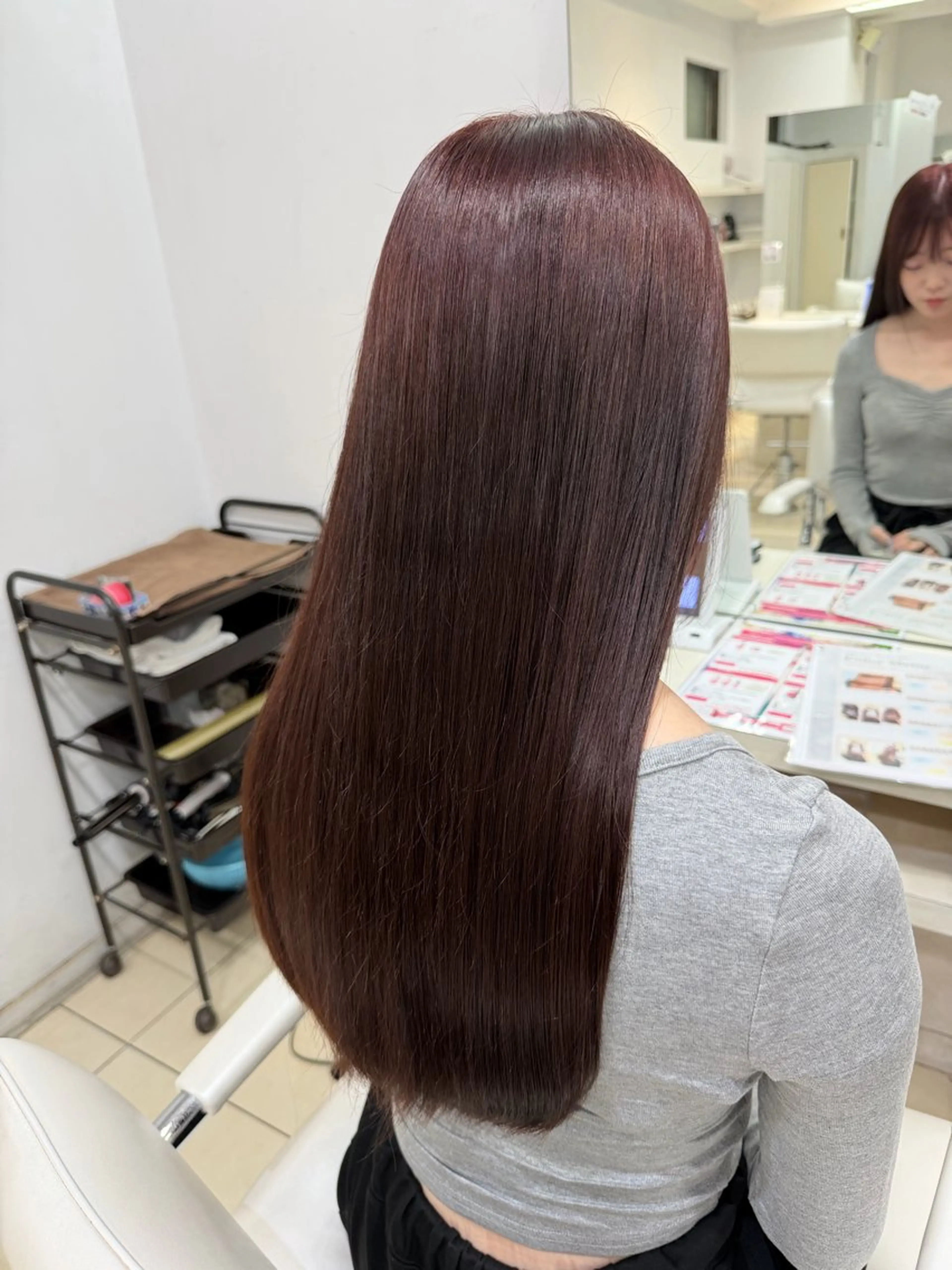 ロング カラー ブリーチ ダブルカラー ブリーチなしカラー ヘアカラー 🌿似合わせブリーチ 山岸樹璃🌿のヘアスタイル