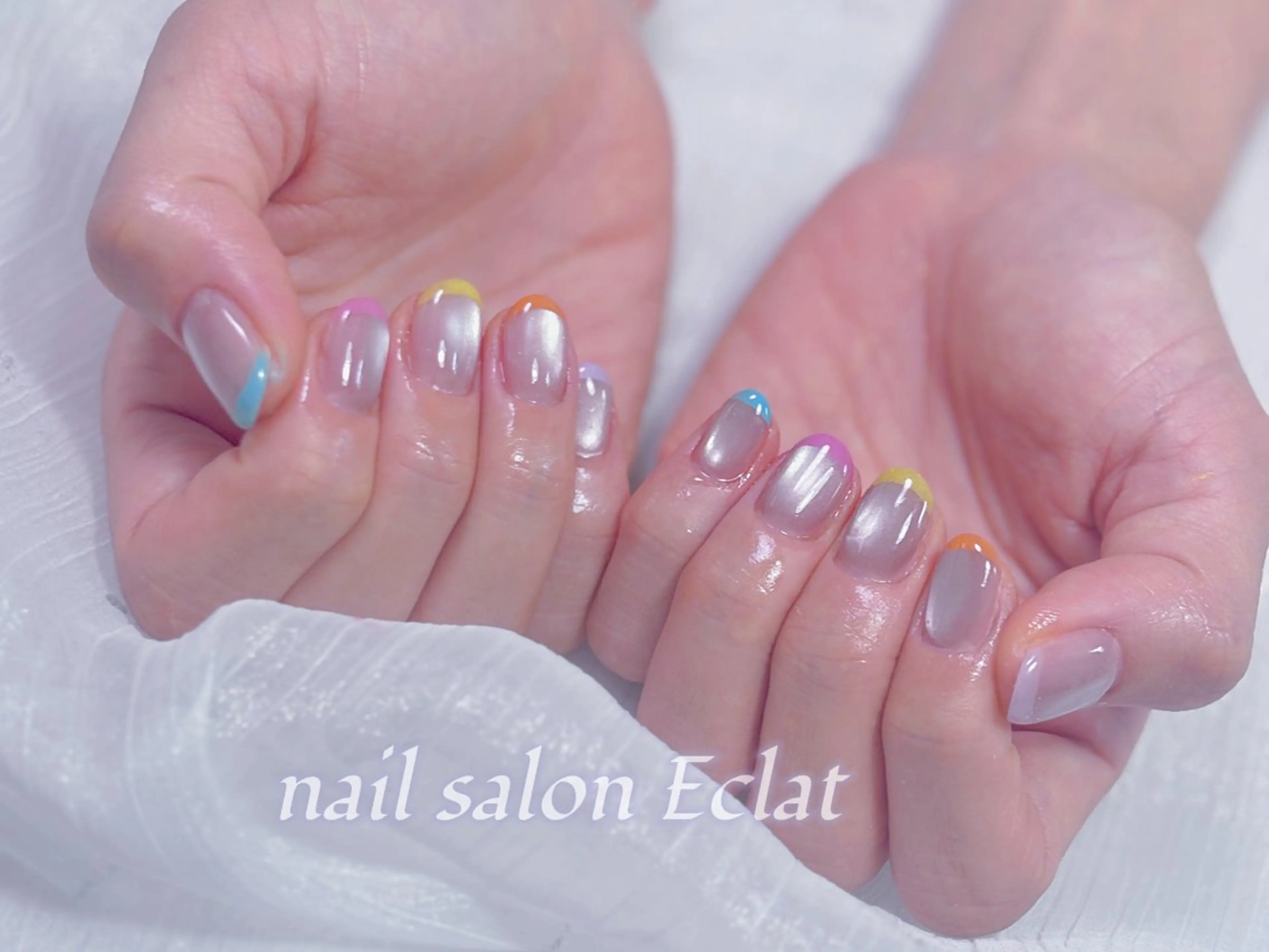 ネイル ハンドネイル ネイルサロンエクラ 🫧Shizukaのネイルデザイン
