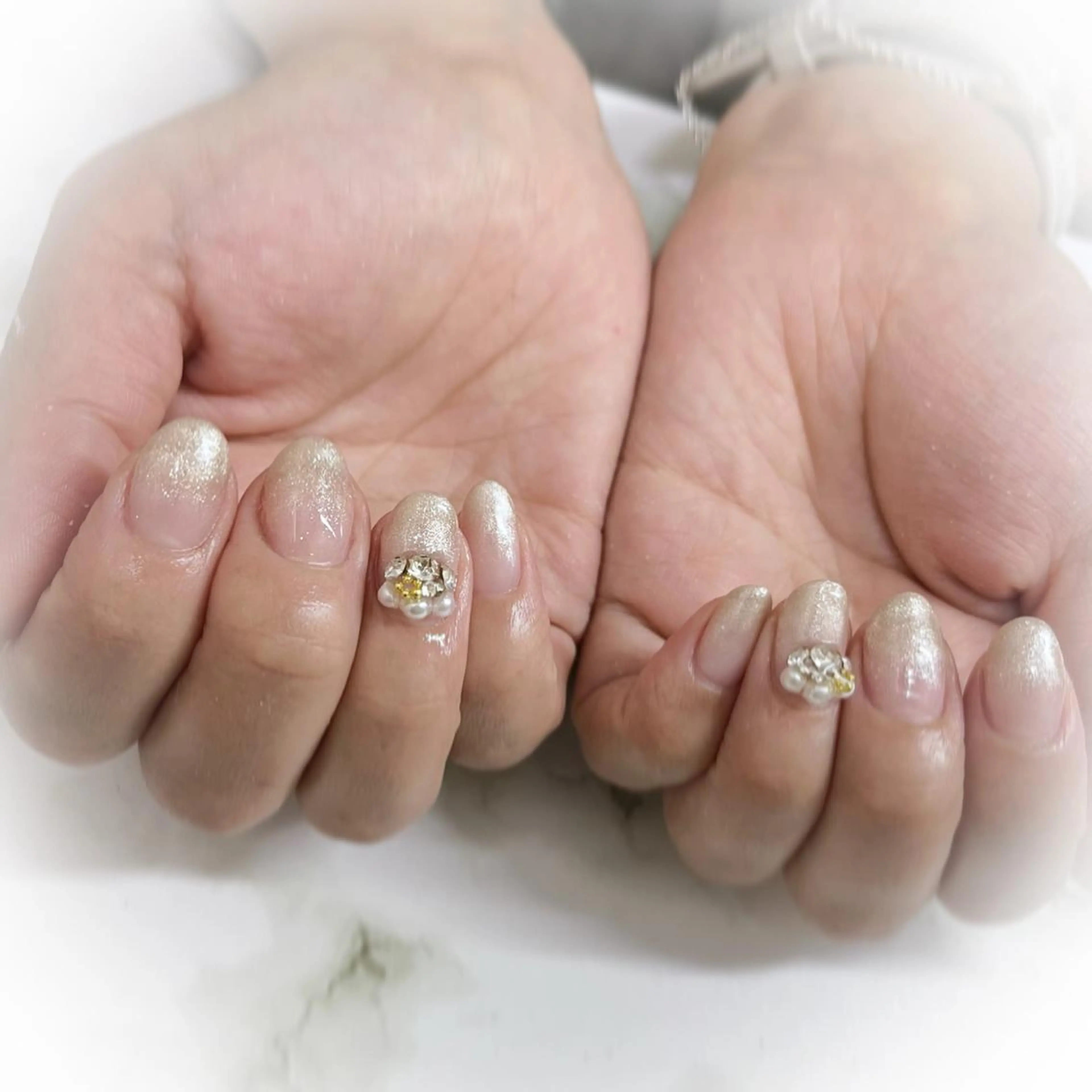 ネイル アートネイル グラデーション シンプルネイル Jasmine NAILのネイルデザイン