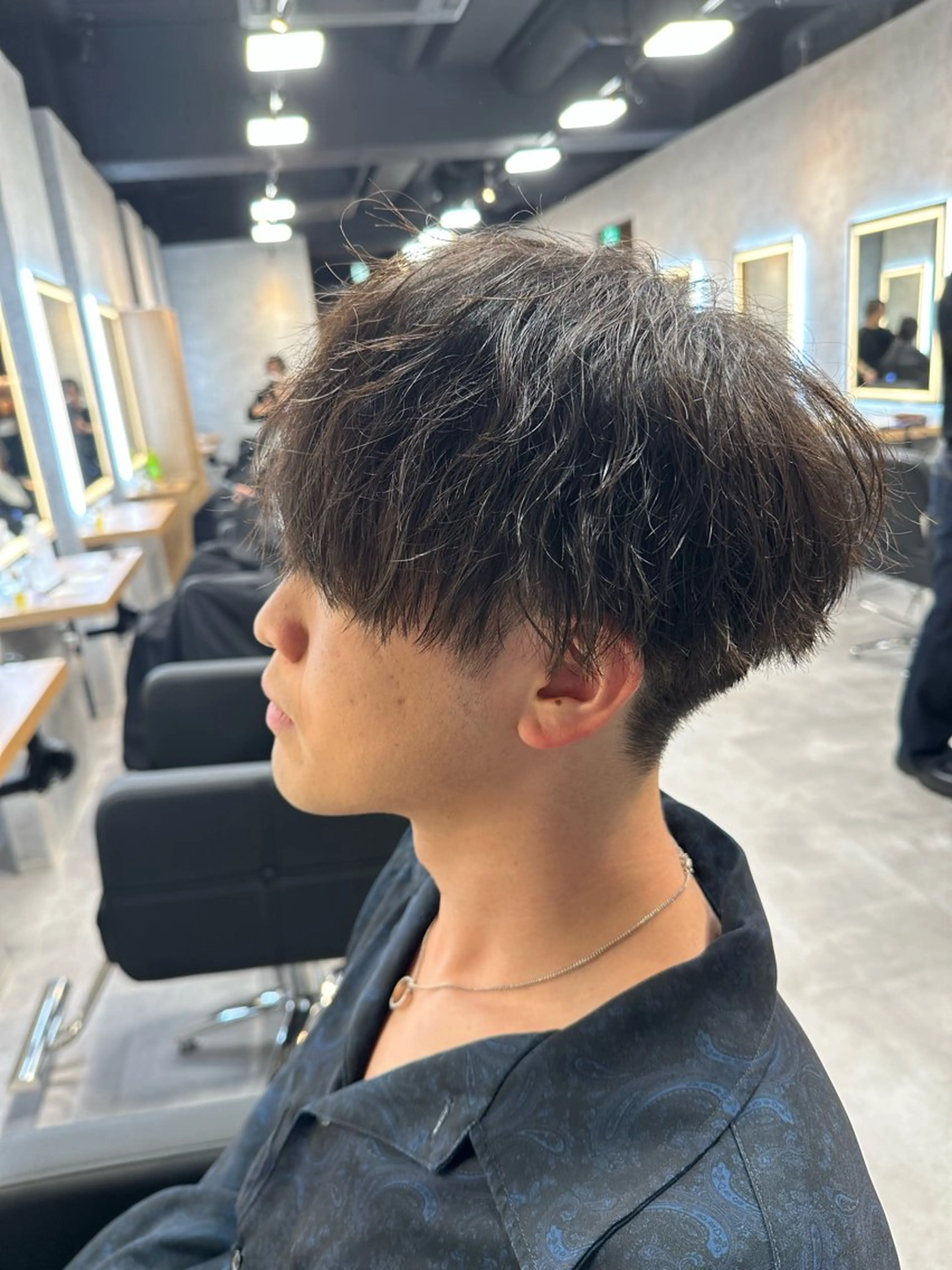 パーマ メンズ 波巻きパーマ カット パーマ 札幌メンズヘア指名 No.1光👑👑のヘアスタイル