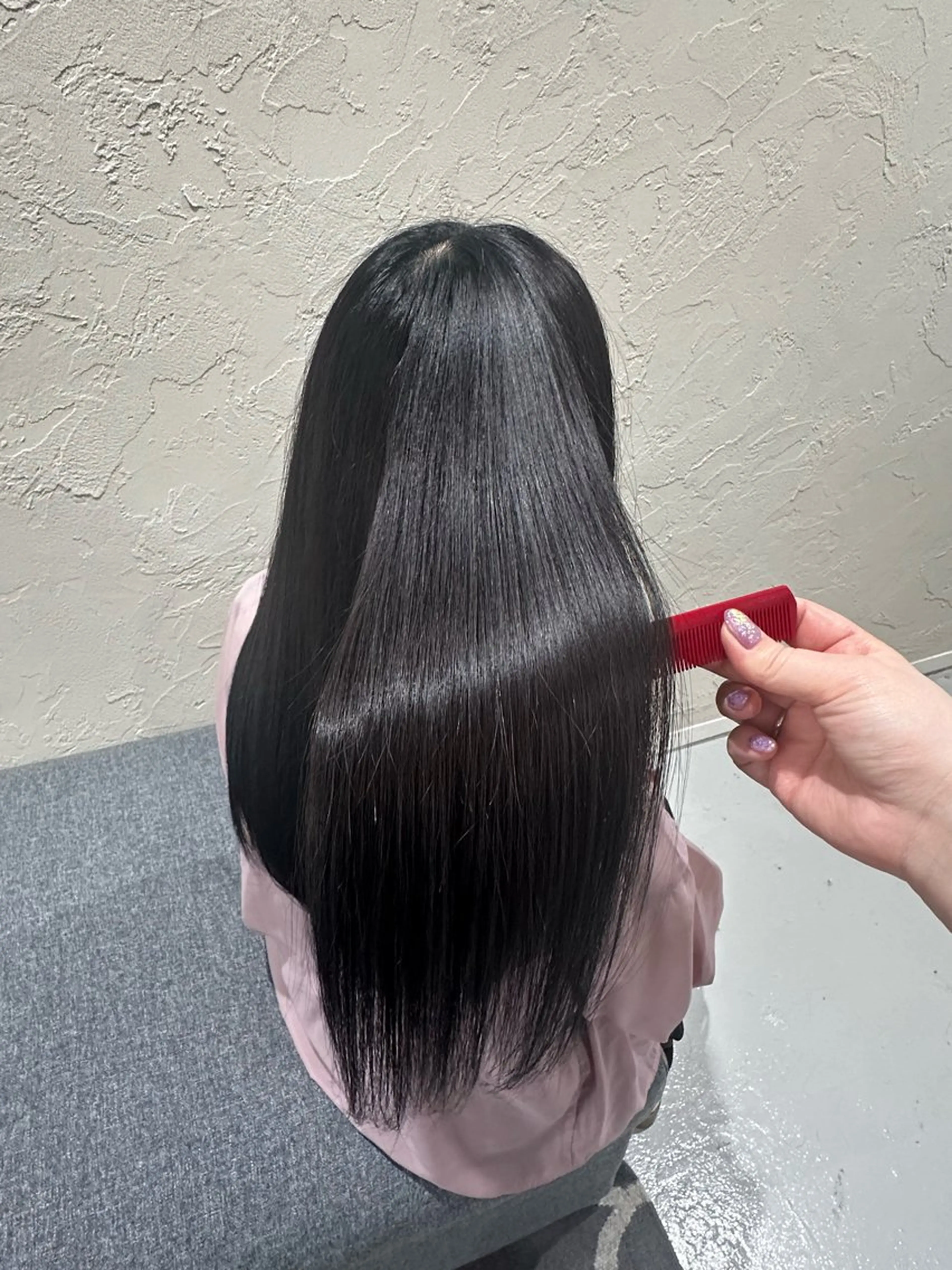 ロング カット トリートメント 【髪質改善】 夏目結以のヘアスタイル