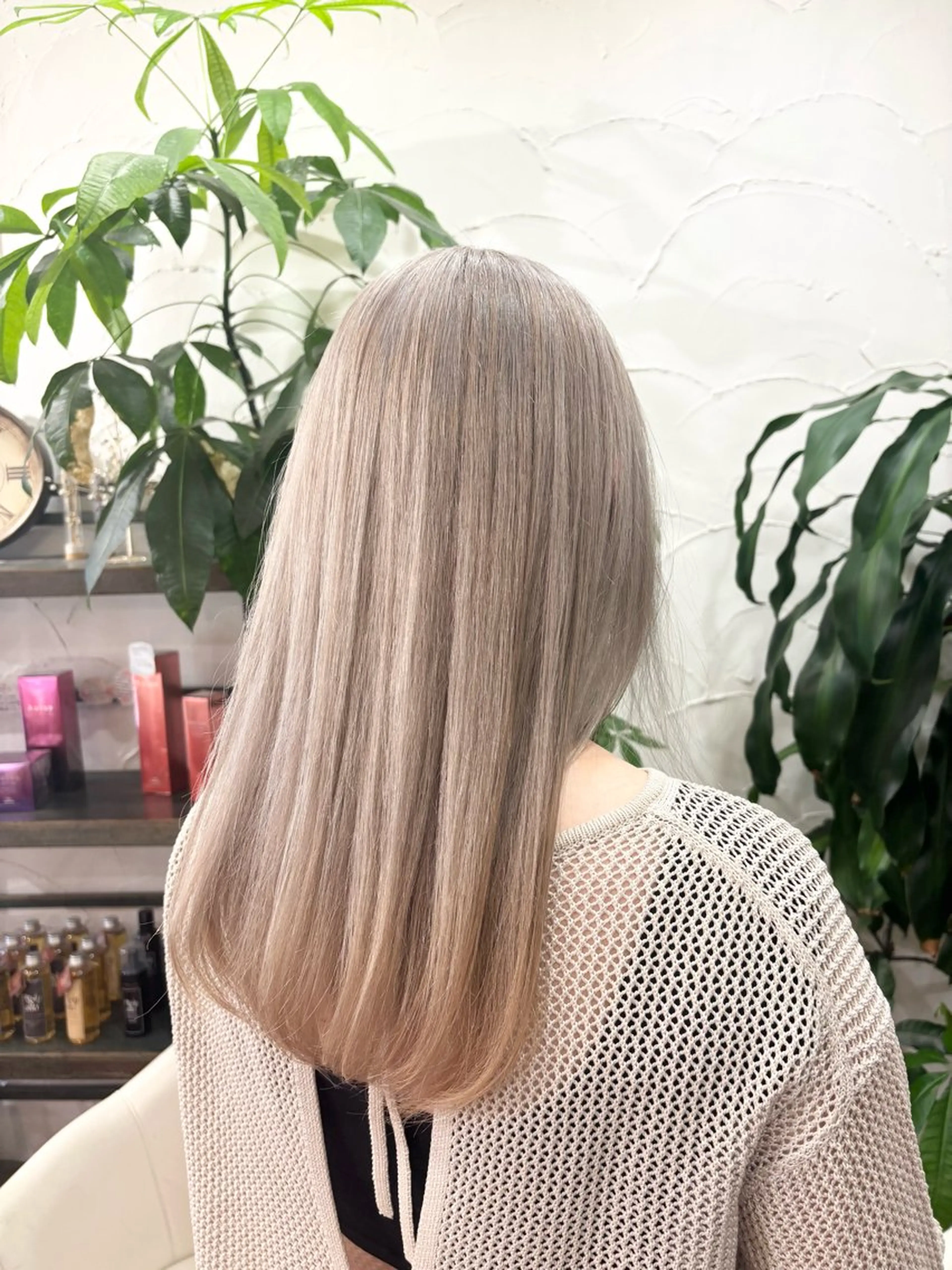 ロング カラー ヘアカラー トリートメント ヘッドスパ ブリーチ特化/透明感 カラー森山陽向のヘアスタイル