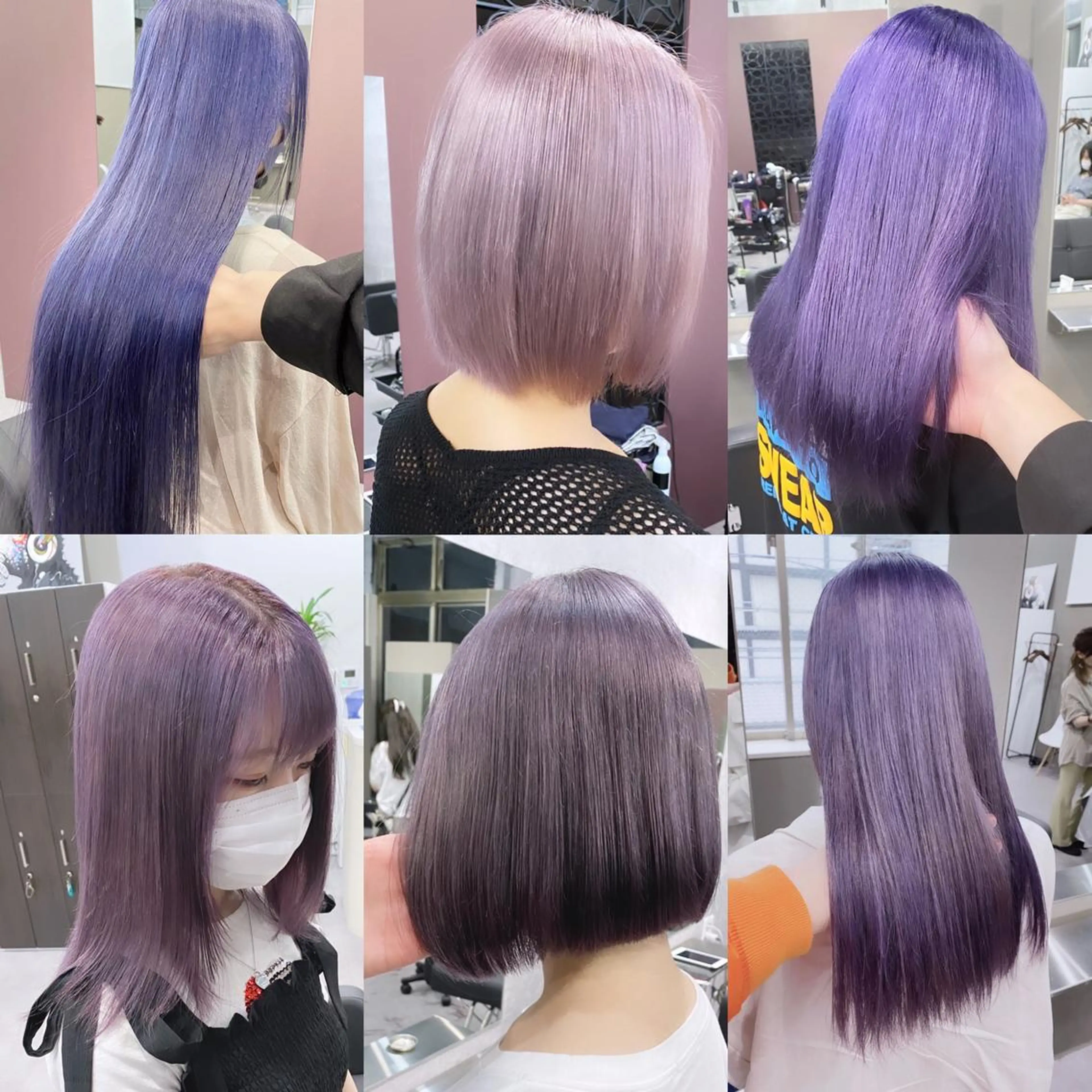 カラー ラベンダーカラー Via officialのヘアスタイル
