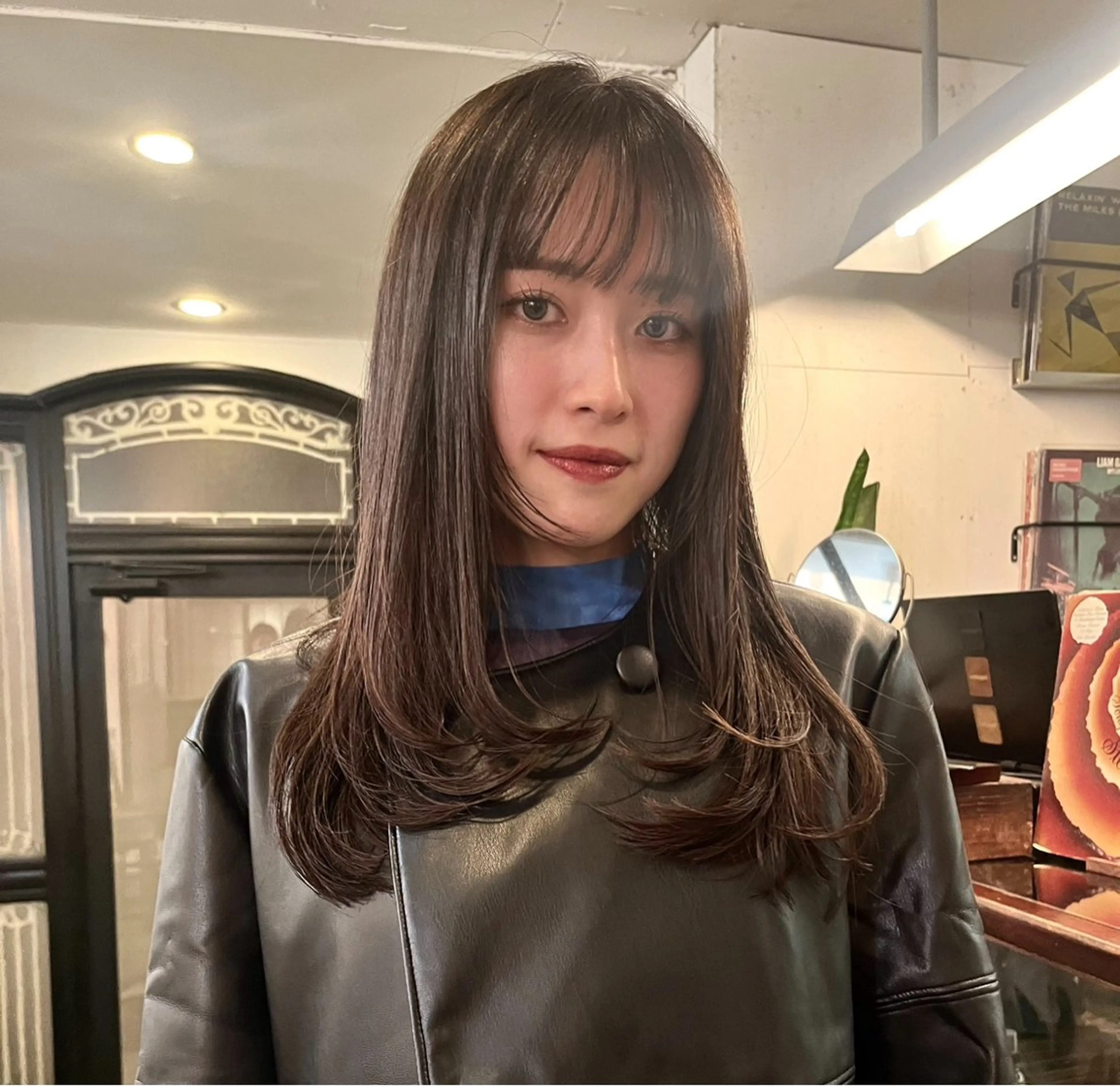 ロング カラー レイヤー/ベージュ mikuのヘアスタイル