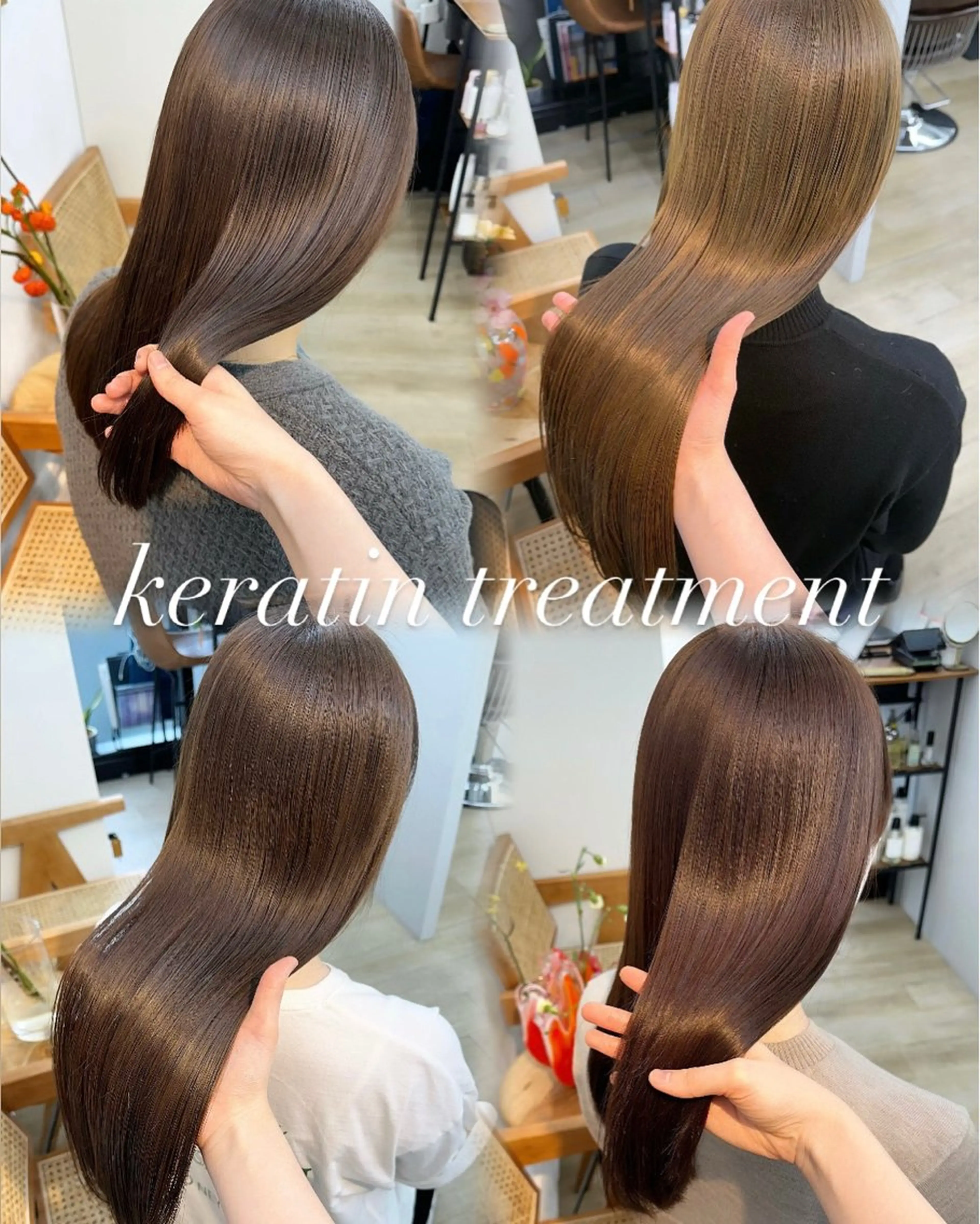 ロング カラー トリートメント カット ヘアカラー トリートメント あおやぎ ななのヘアスタイル