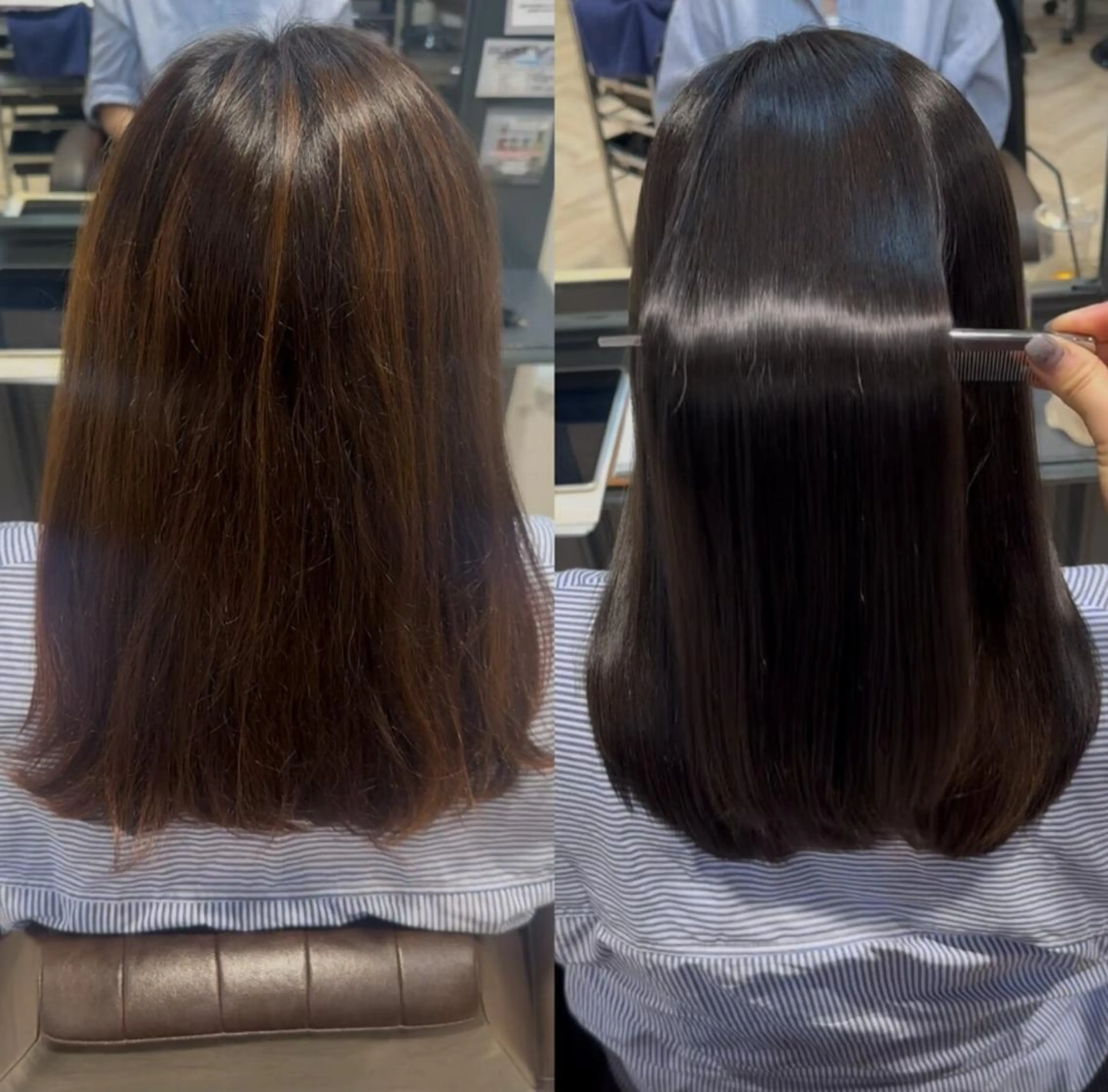 ★OPEN記念★カット＋超高濃度水素ストレート(縮毛矯正)＋オージュアケアトリートメントの写真