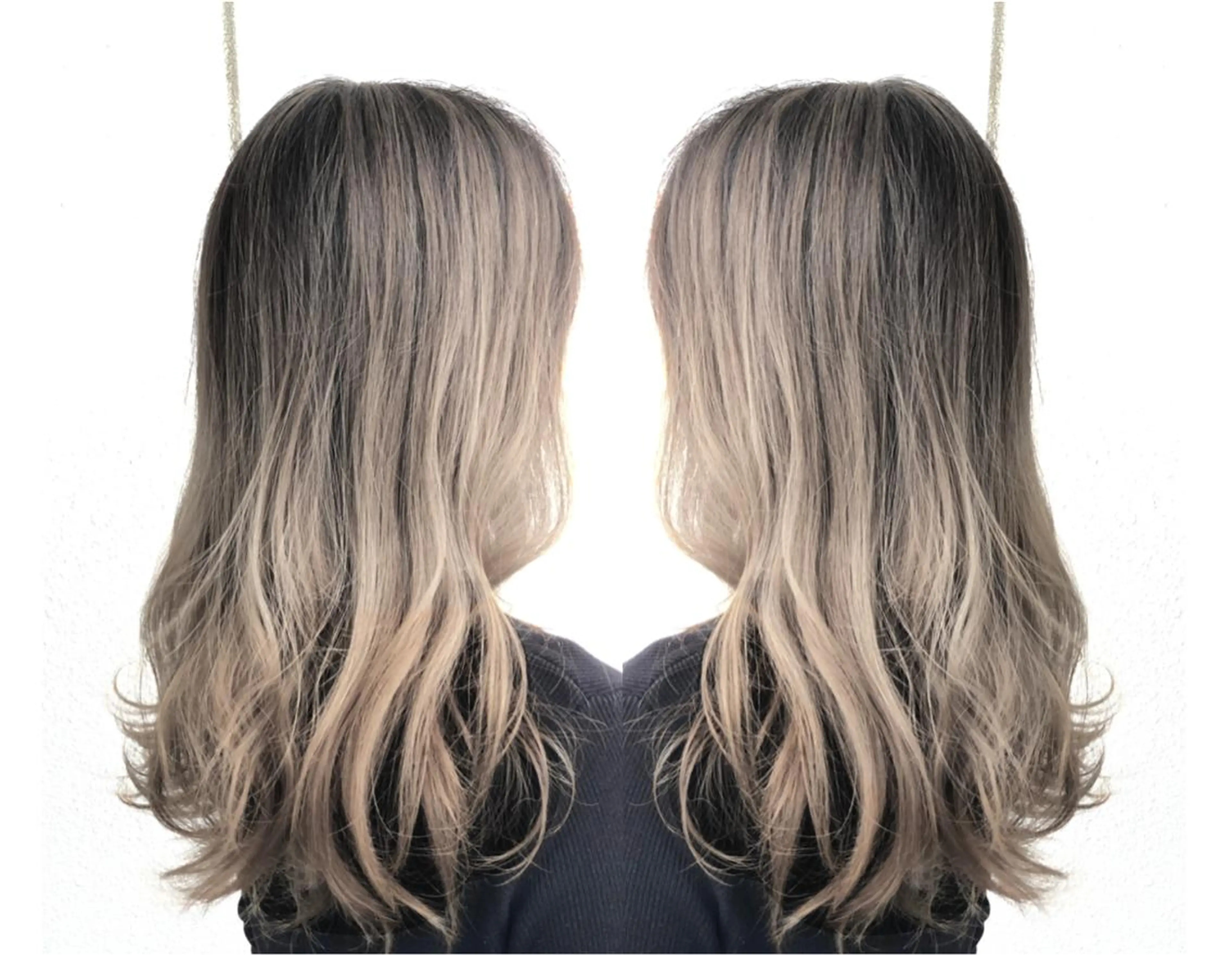 ロング カラー かわさき ともやのヘアスタイル