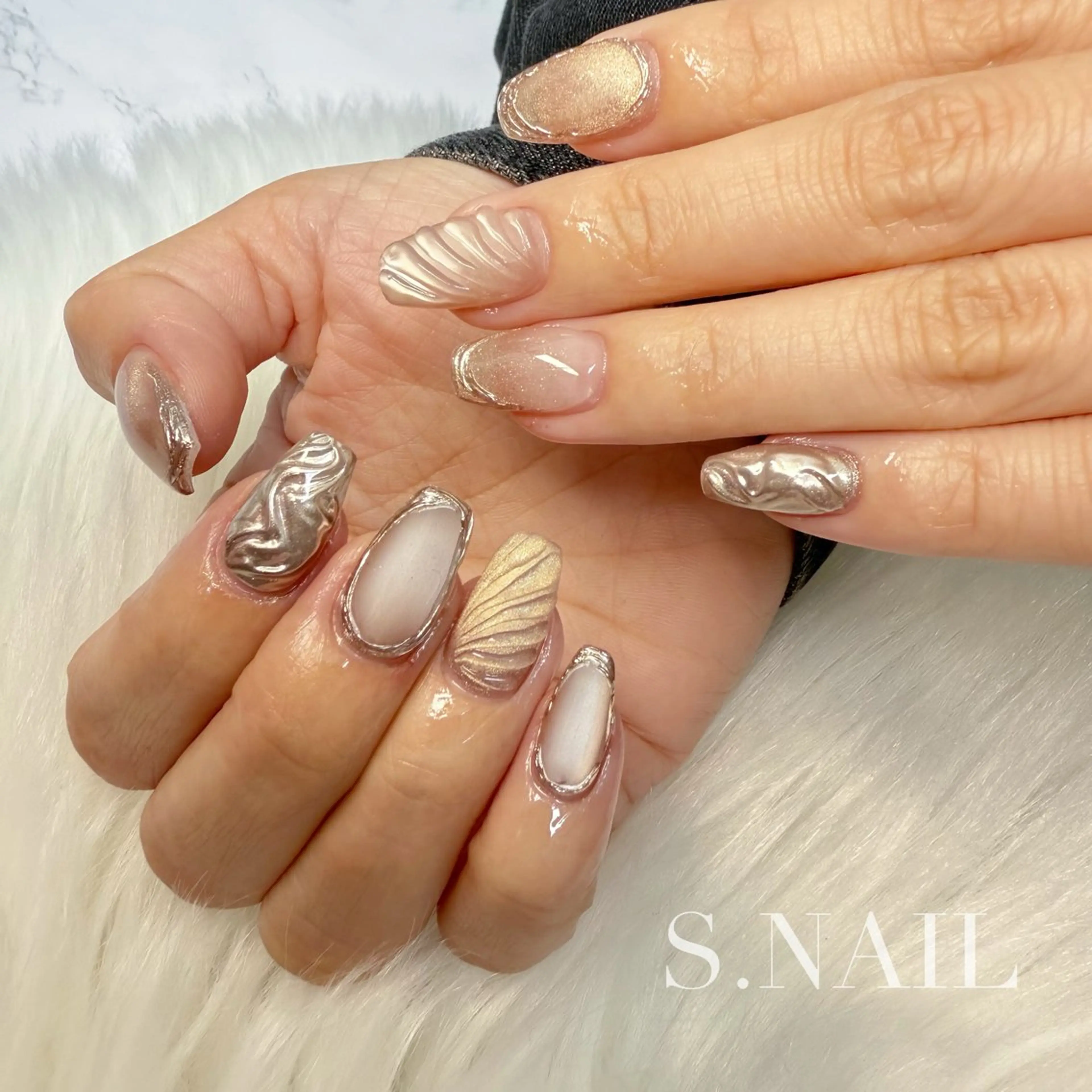 ネイル ハンドネイル S♡NAIL所属・S.NAIL Suuのネイルデザイン