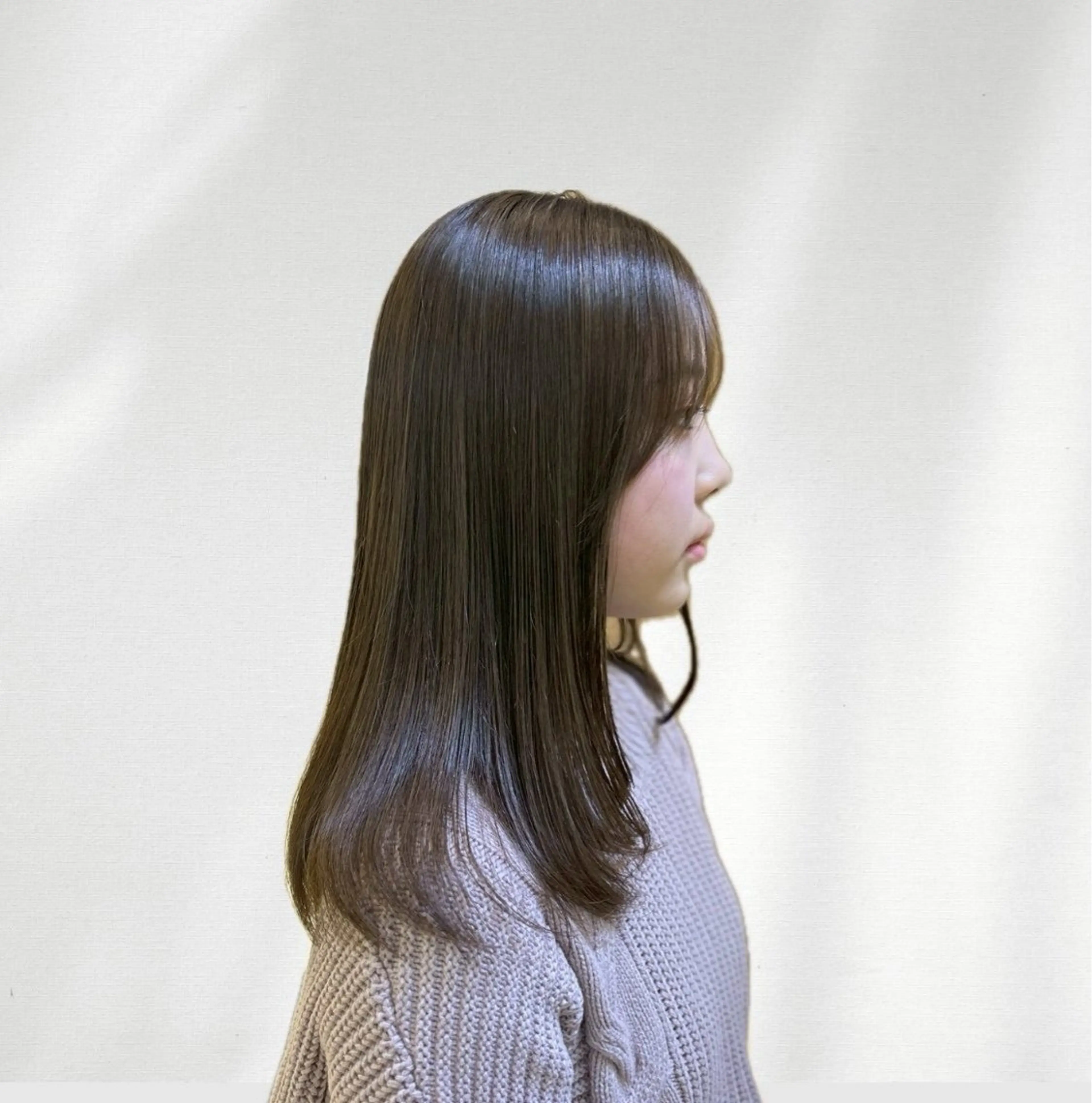 ロング カット 縮毛矯正 Bear Fruit 新潟店所属・美髪矯正／ 山田　千里のヘアスタイル