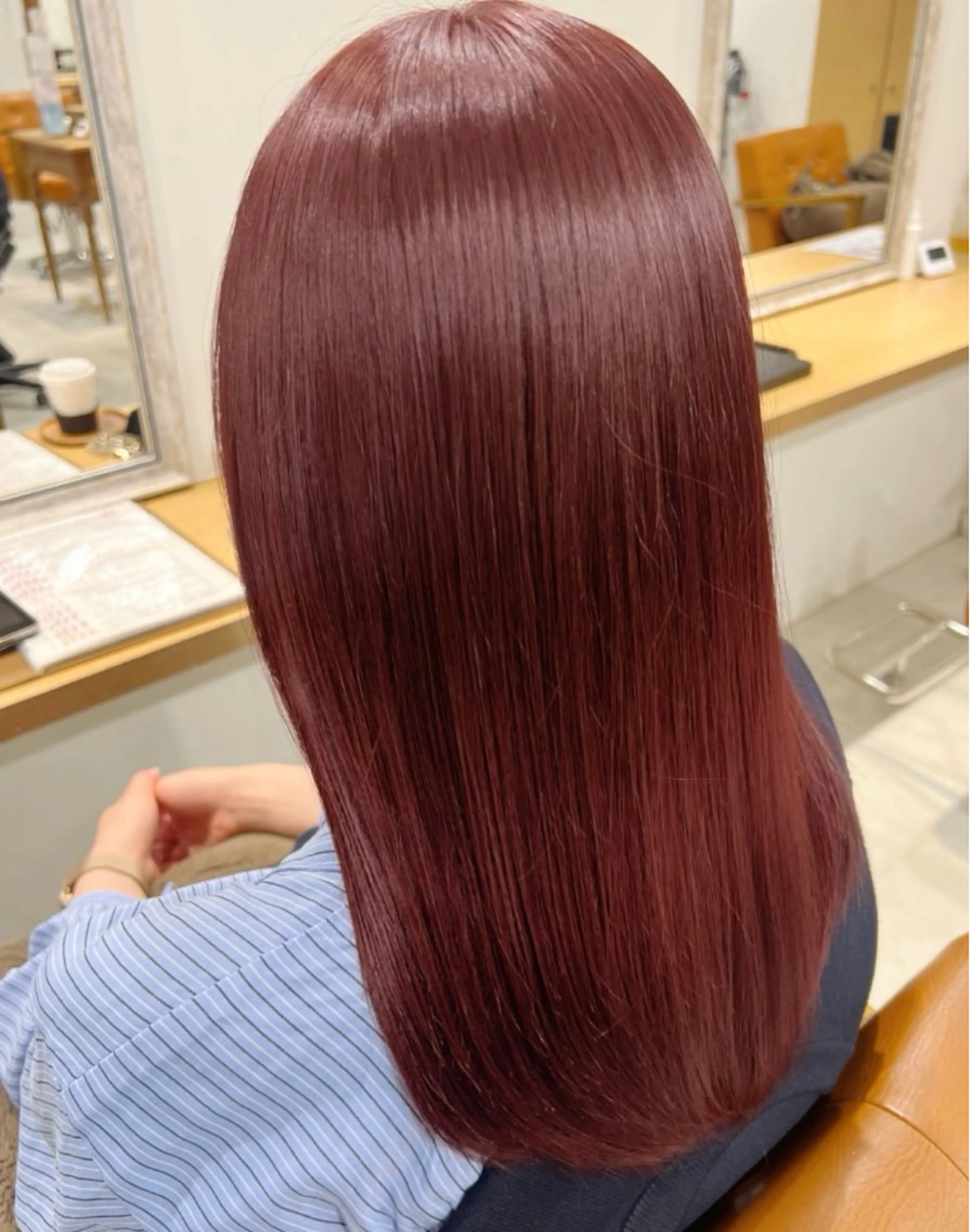 ロング カラー ヘアカラー ヘッドスパ 🫧艶髪カラー🫧 伊原修子のヘアスタイル