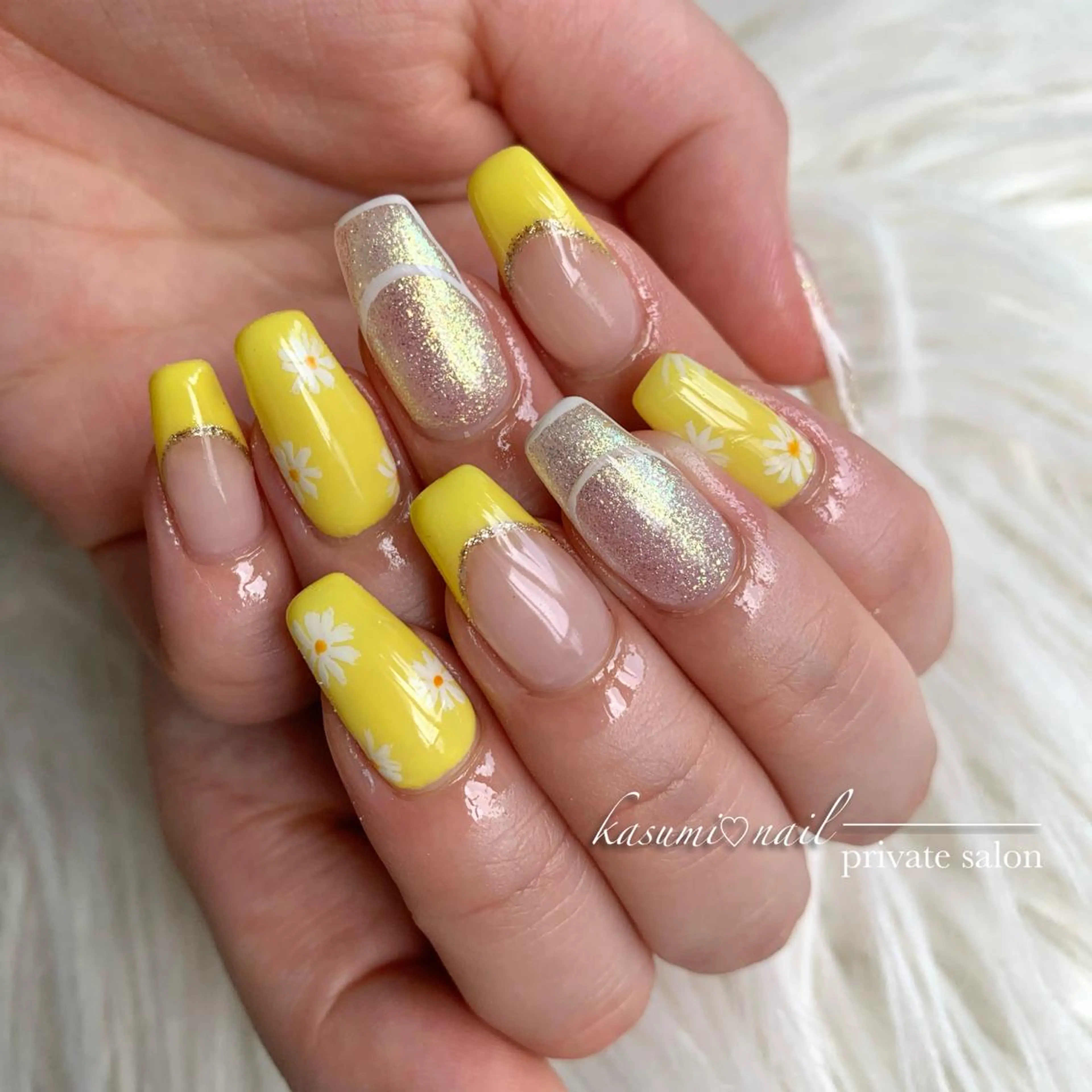 ネイル アートネイル フットネイル フレンチネイル ロングネイル マグネットネイル KASUMI♡ Nailのネイルデザイン