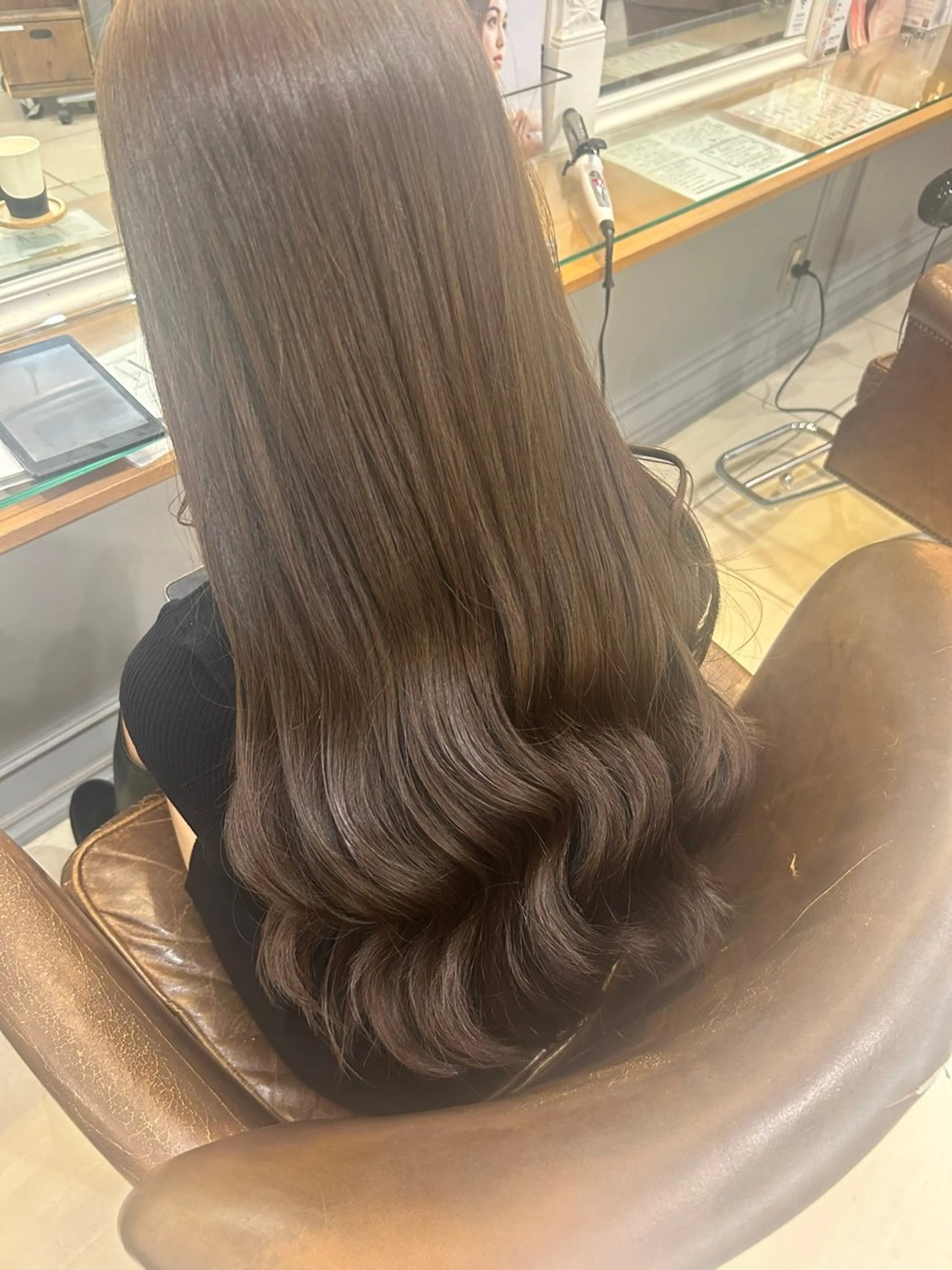 ロング ヘアカラー トリートメント IRICO たまプラーザ所属・韓国ヘアー🇰🇷 MIWAのヘアスタイル