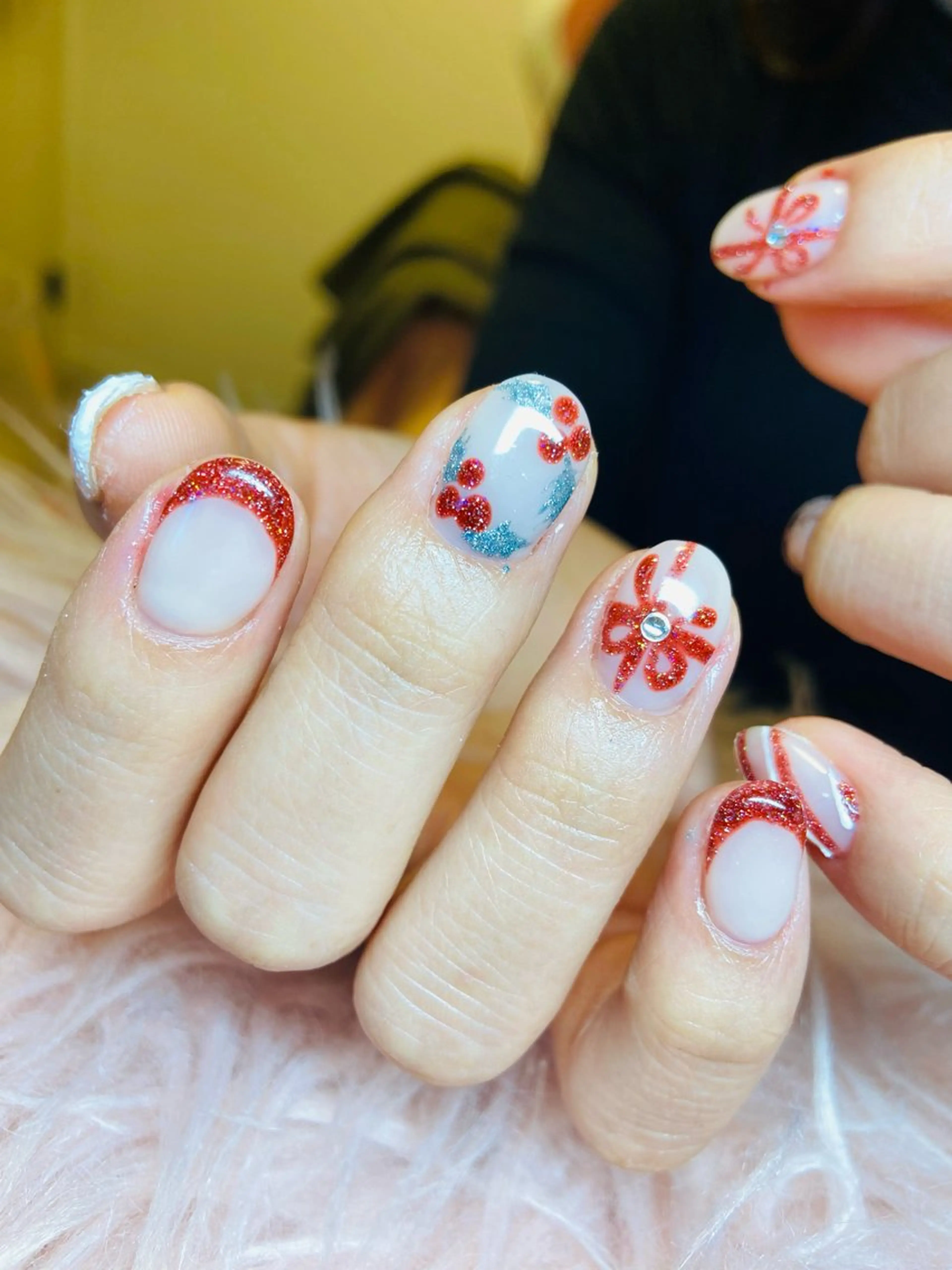 ネイル 冬ネイル クリスマス HandSnail自宅サロン所属・HandSnail 座間自宅ネイルサロンのネイルデザイン