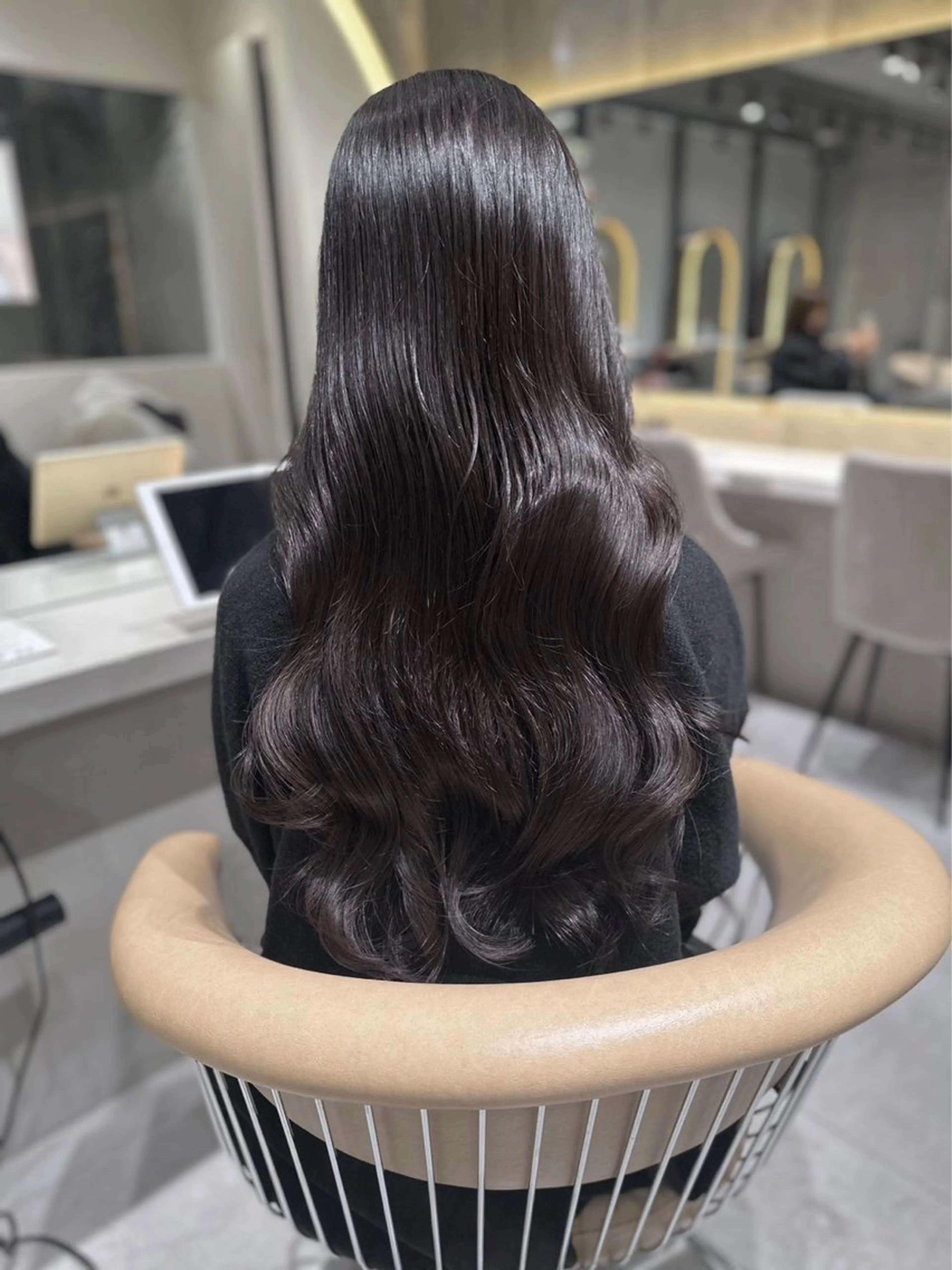 ロング カラー 透明感カラー ヘアカラー トリートメント Hiroki 韓国ヘア🇰🇷のヘアスタイル