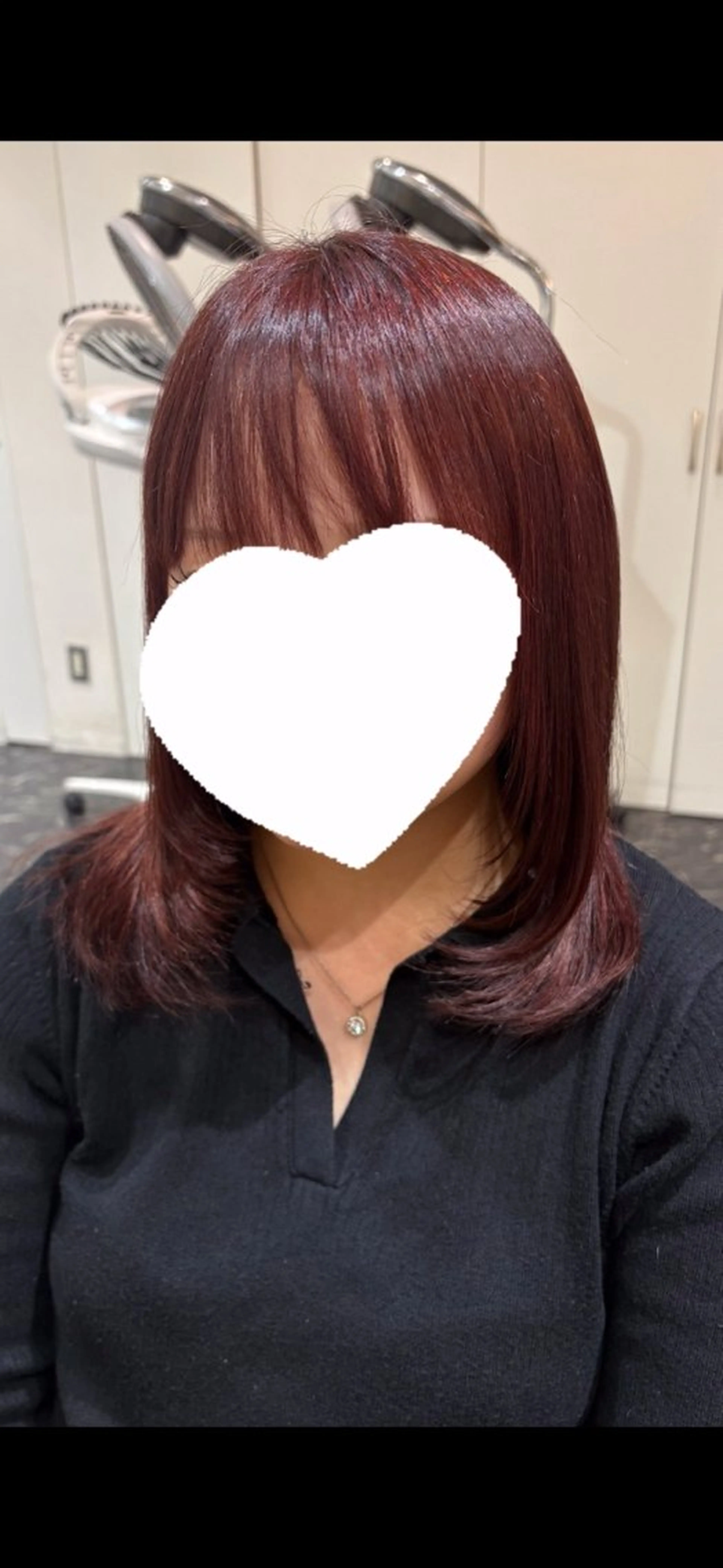 ロング 顔まわりレイヤー 顔周りカット レイヤーカット 髪質改善 なーこ🌈💖のヘアスタイル