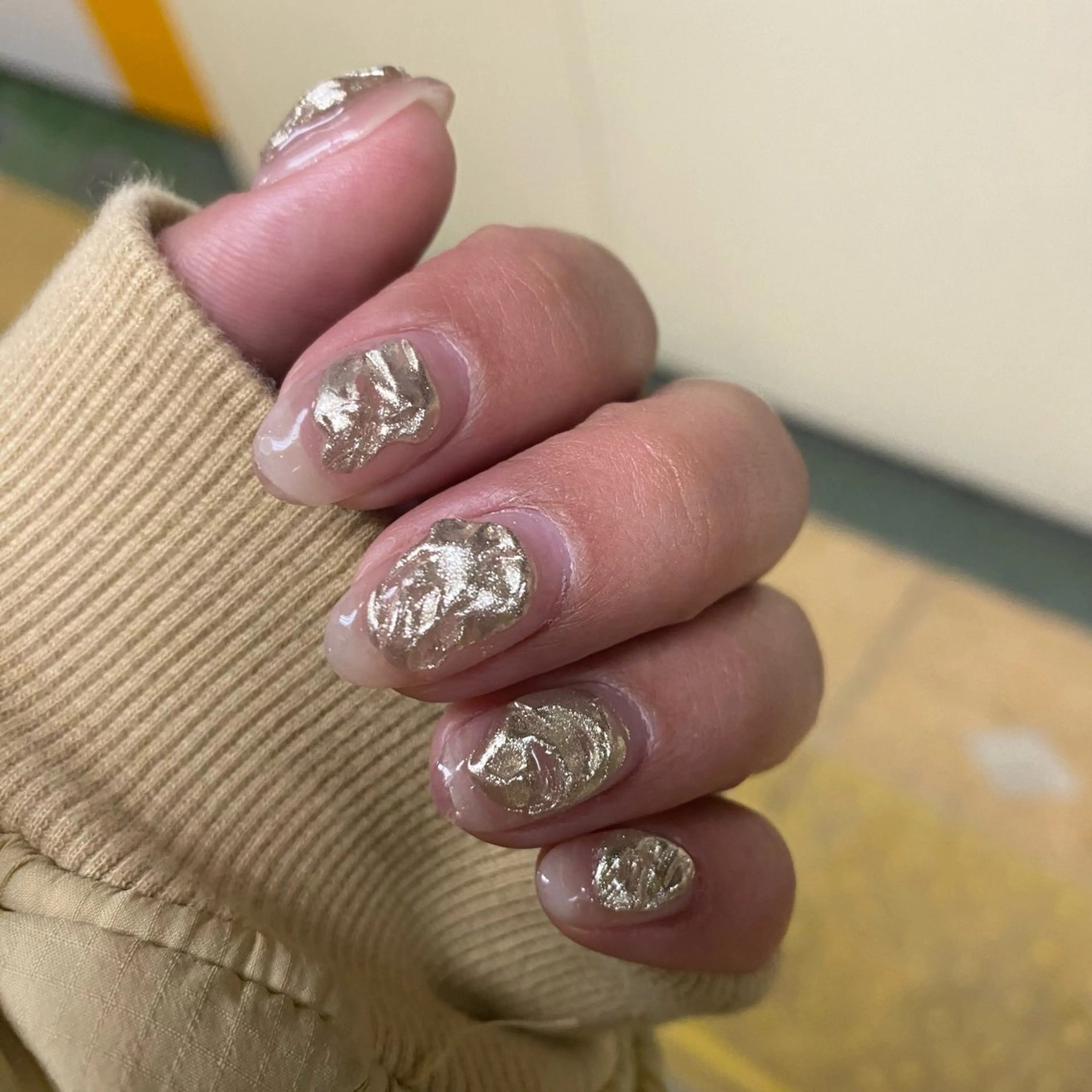 ネイル ミラーネイル atelier moamのネイルデザイン