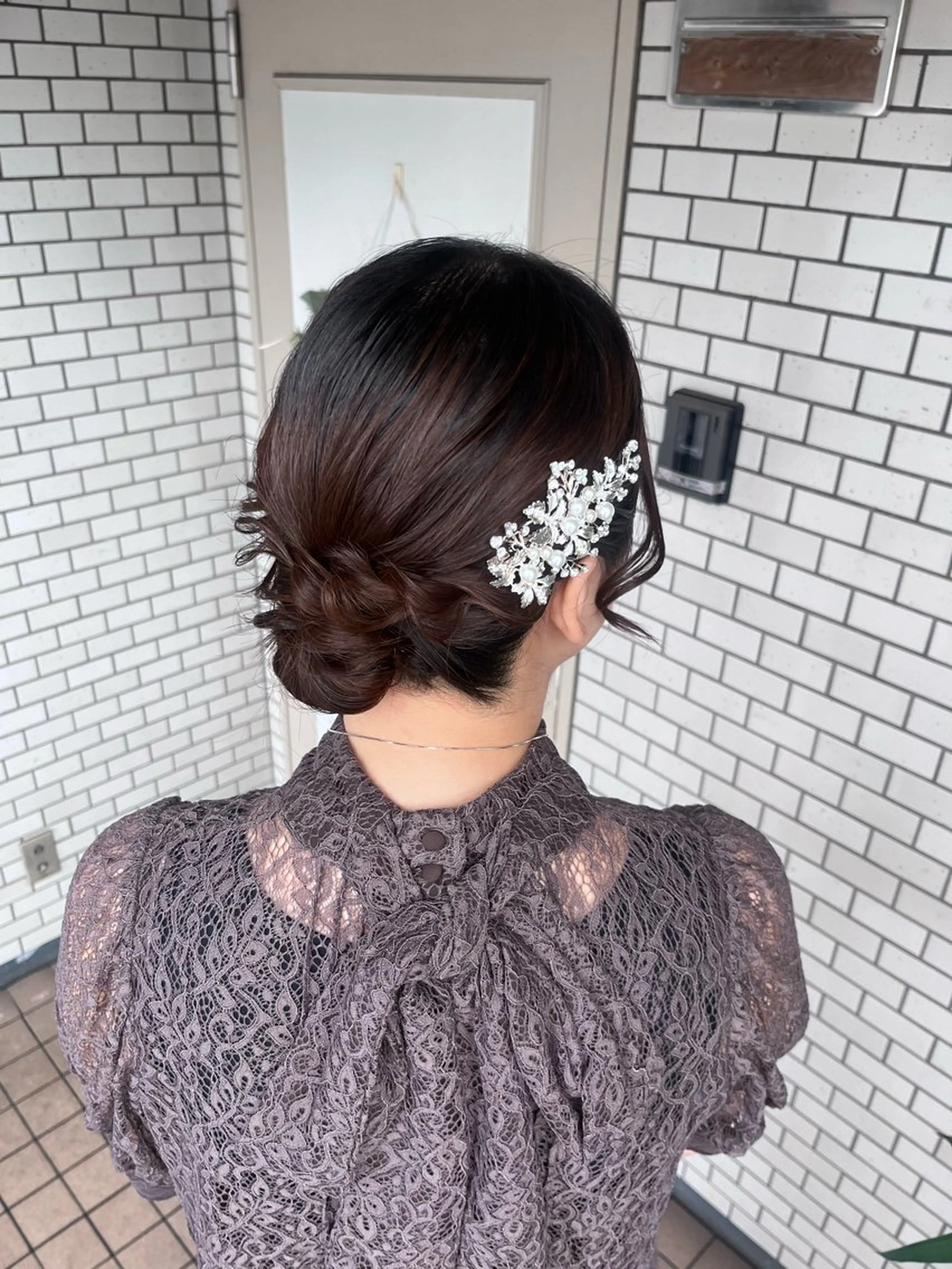 ヘアアレンジ ヘアセット 参列 ✽ 推し活ヘア 💕ゆり🐈🐾のヘアスタイル