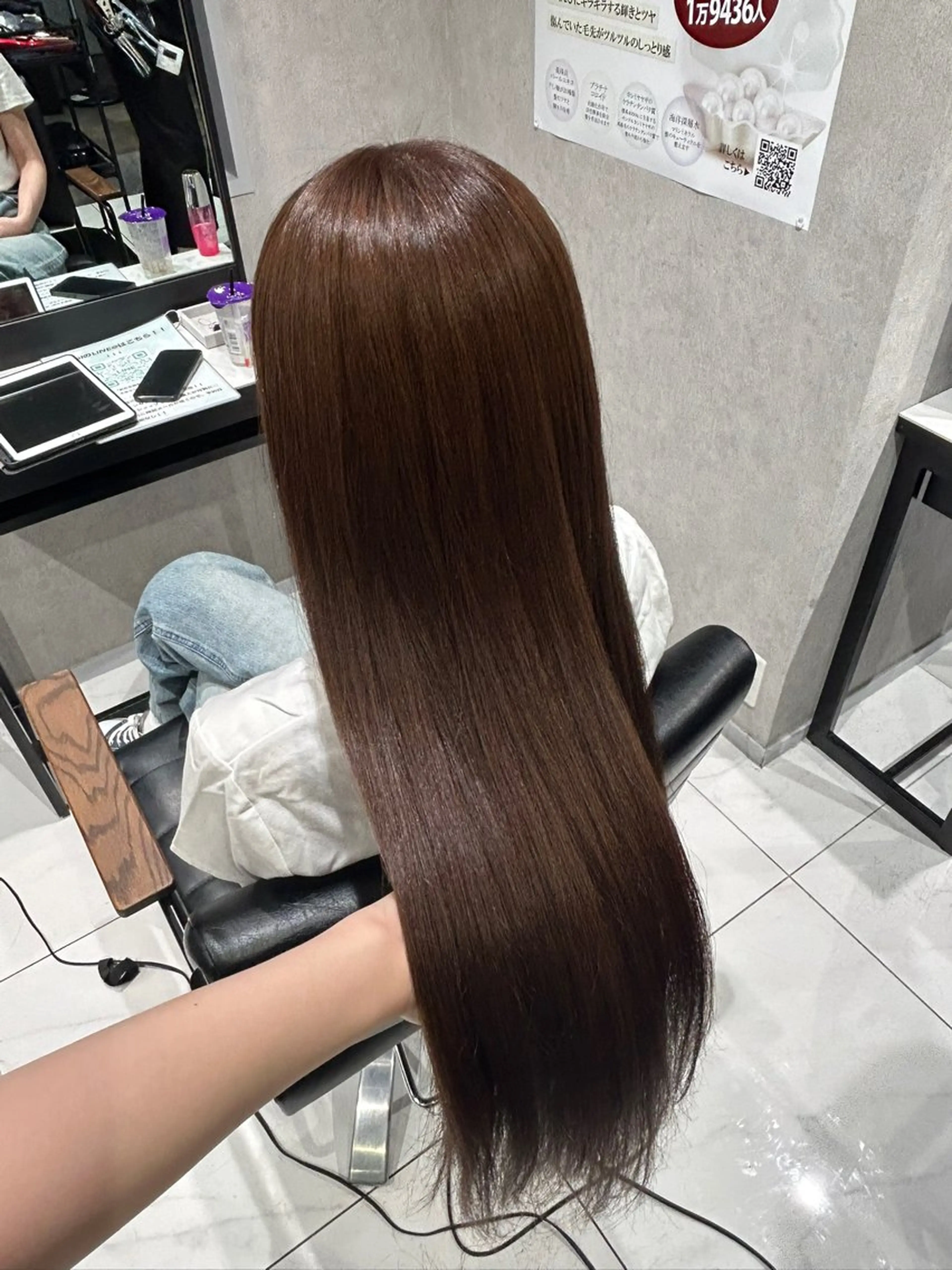 ロング カラー カット ヘアカラー 透明感カラー🩷 Mizuki🤍のヘアスタイル