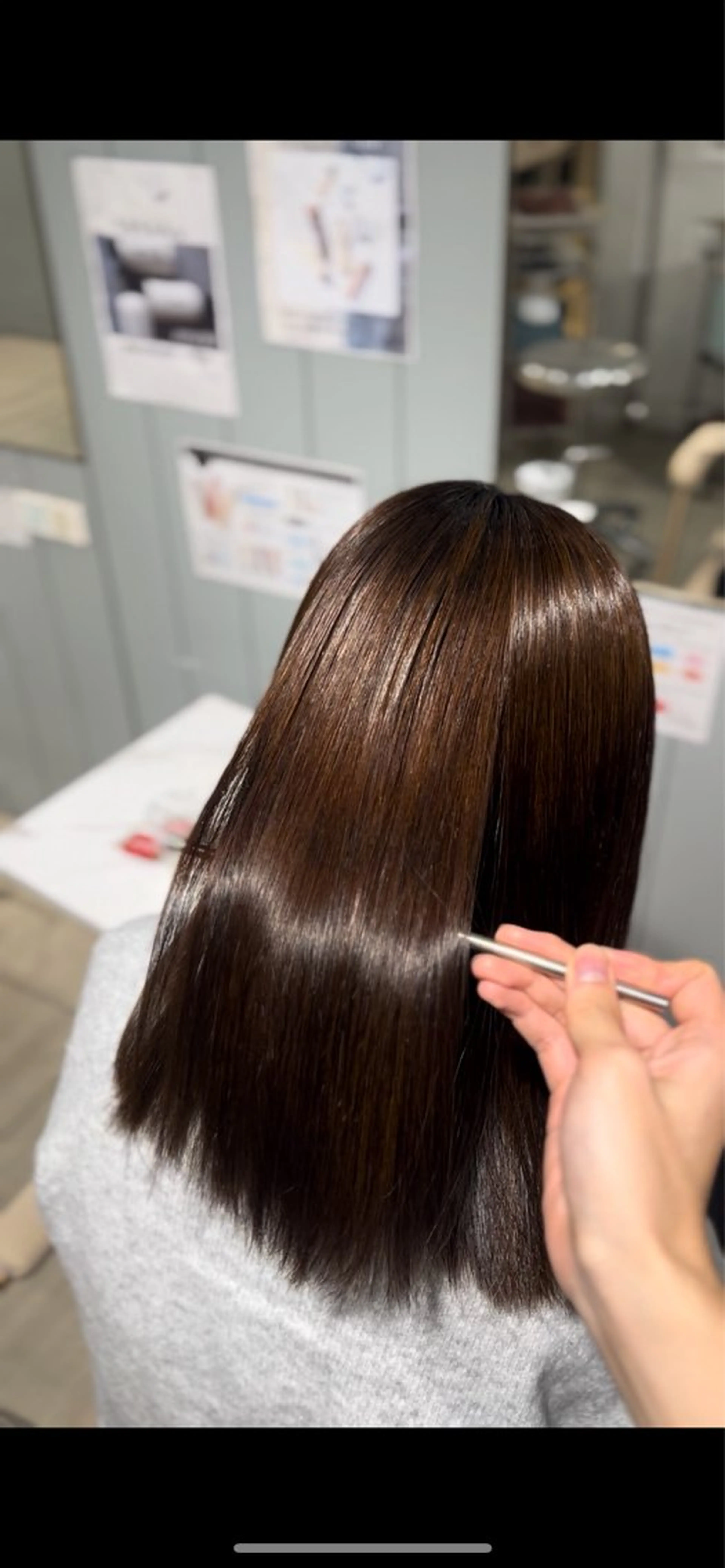 ロング 縮毛矯正 縮毛矯正 酸性縮毛矯正/ 髪質改善/しんのすけのヘアスタイル