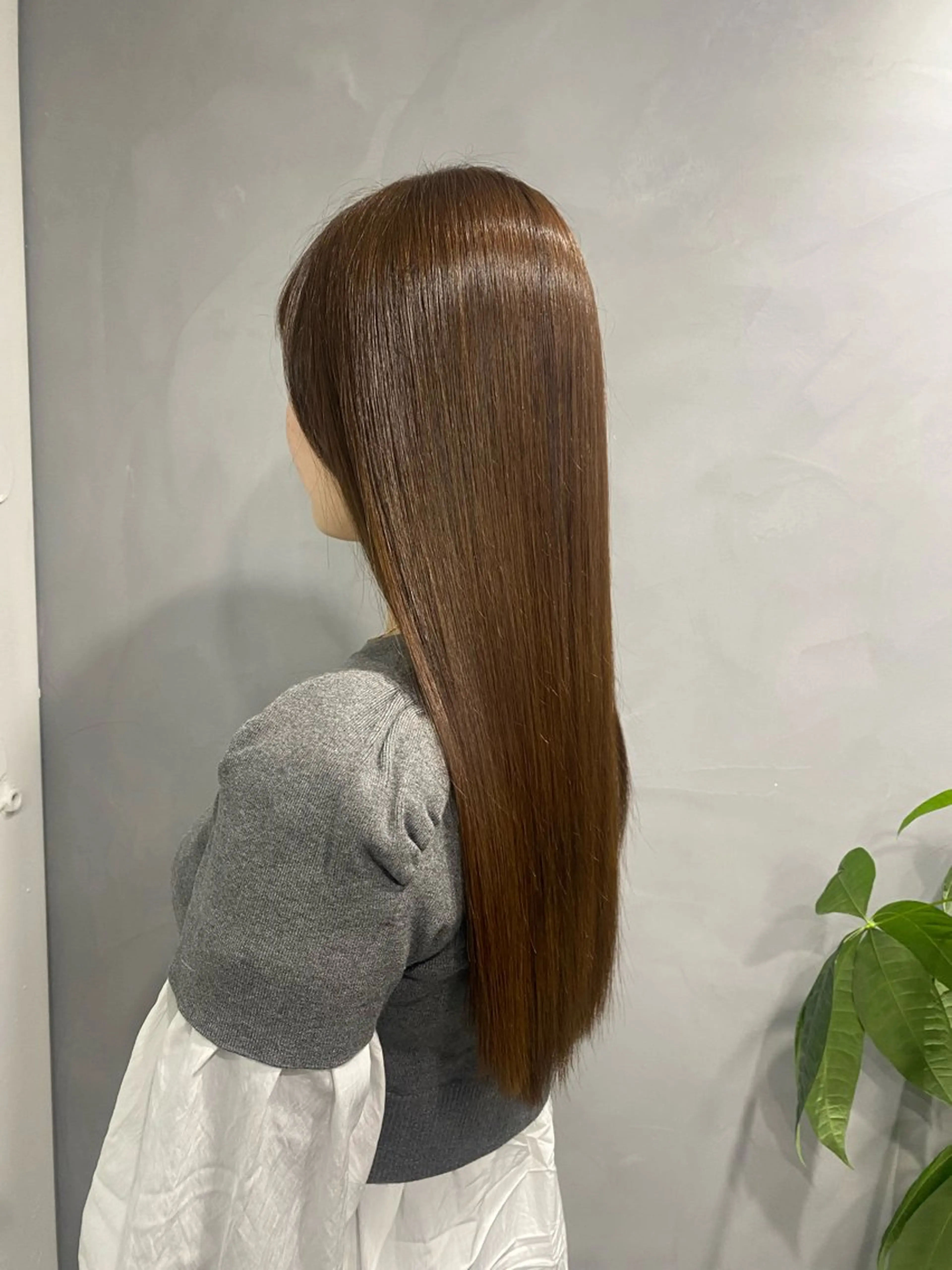 ロング カラー 髪質改善 トリートメント 酸性ストレート カット ヘアカラー トリートメント ekolu北梅田店所属・梅田中崎町髪質改善 /オキヒロト/エコルのヘアスタイル