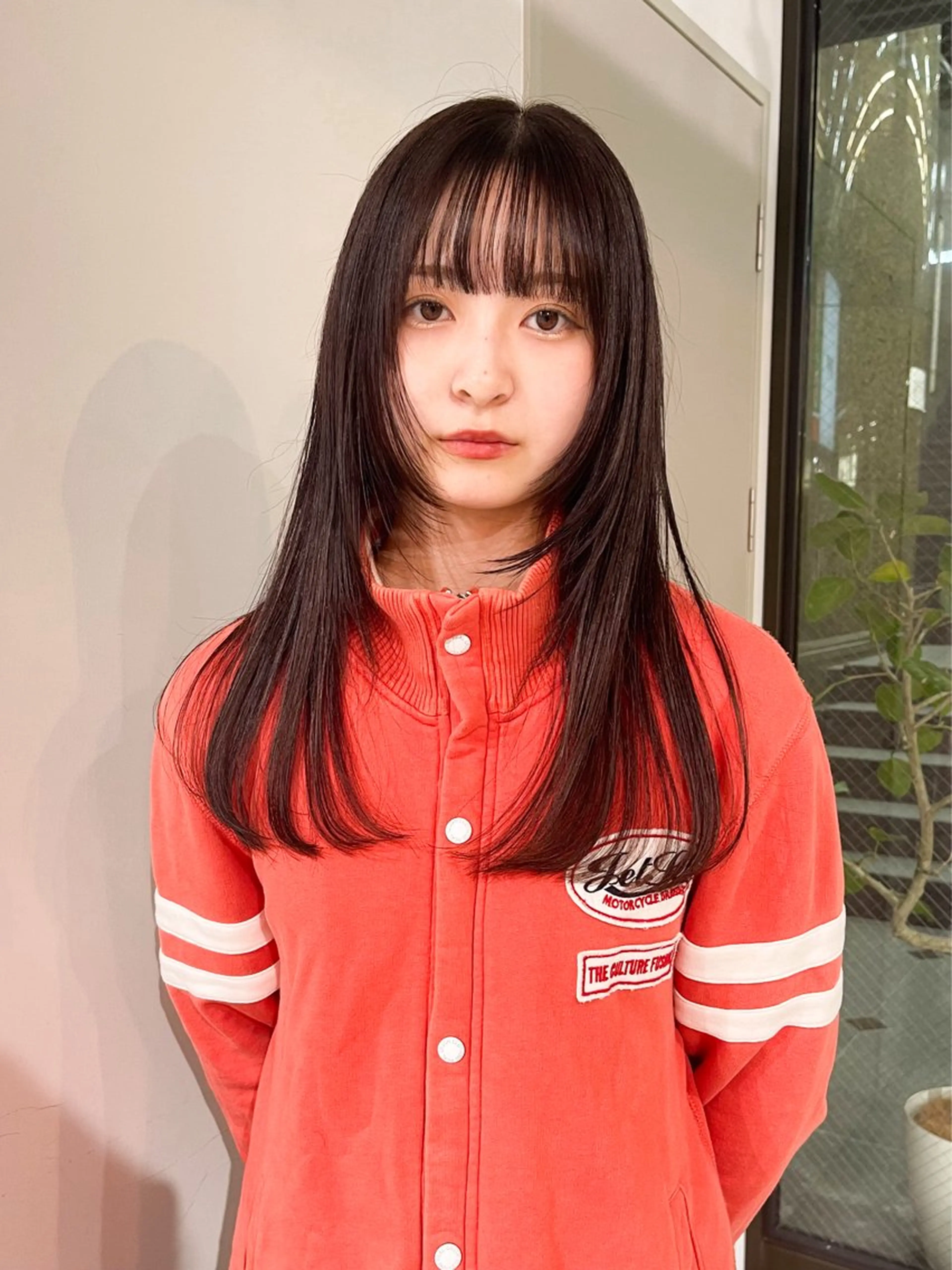 ロング カラー 顔周りカット レイヤーカット ヘアカラー カラーモデル/矢野 貴規のヘアスタイル