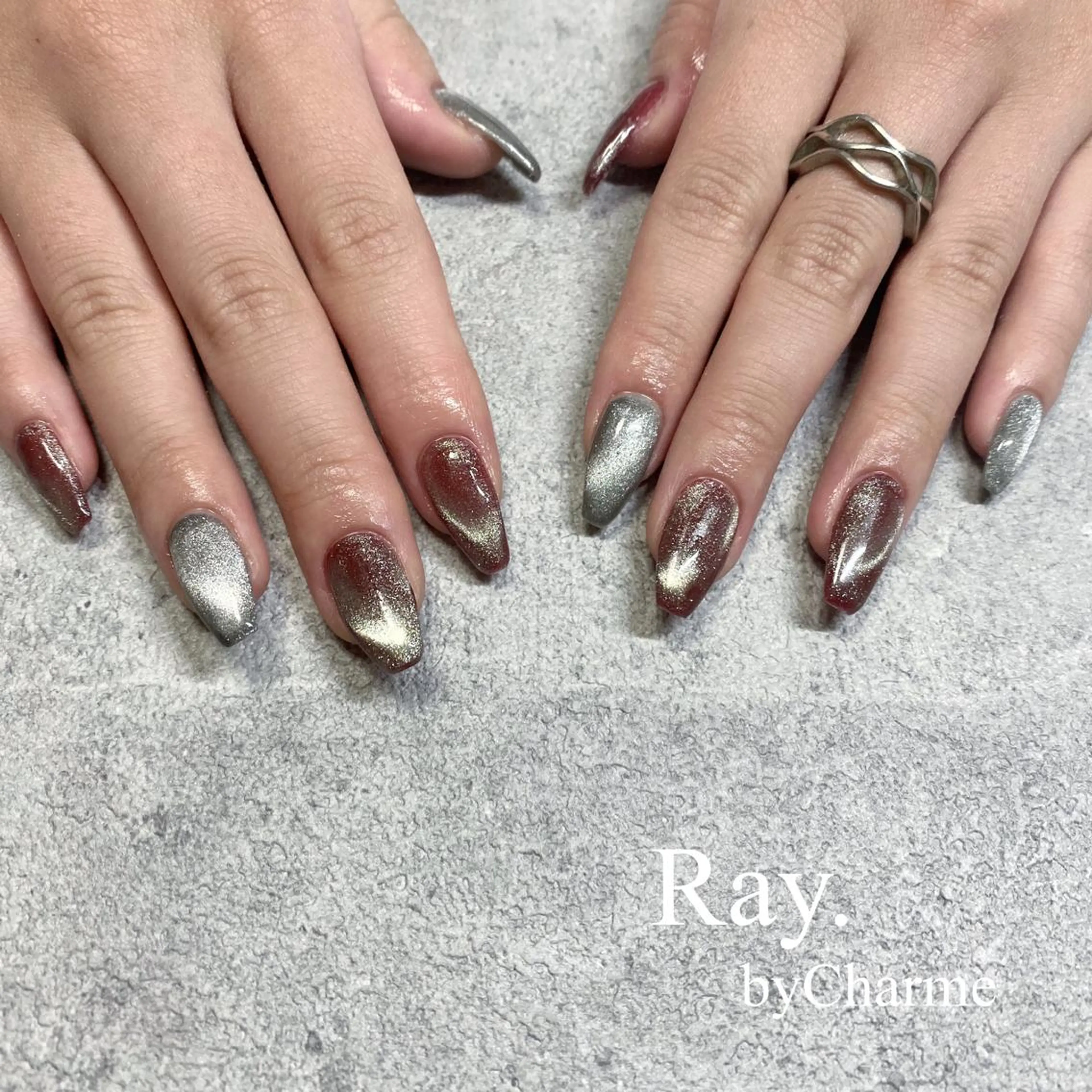 ネイル Ray. /綺麗目ニュアンスのネイルデザイン