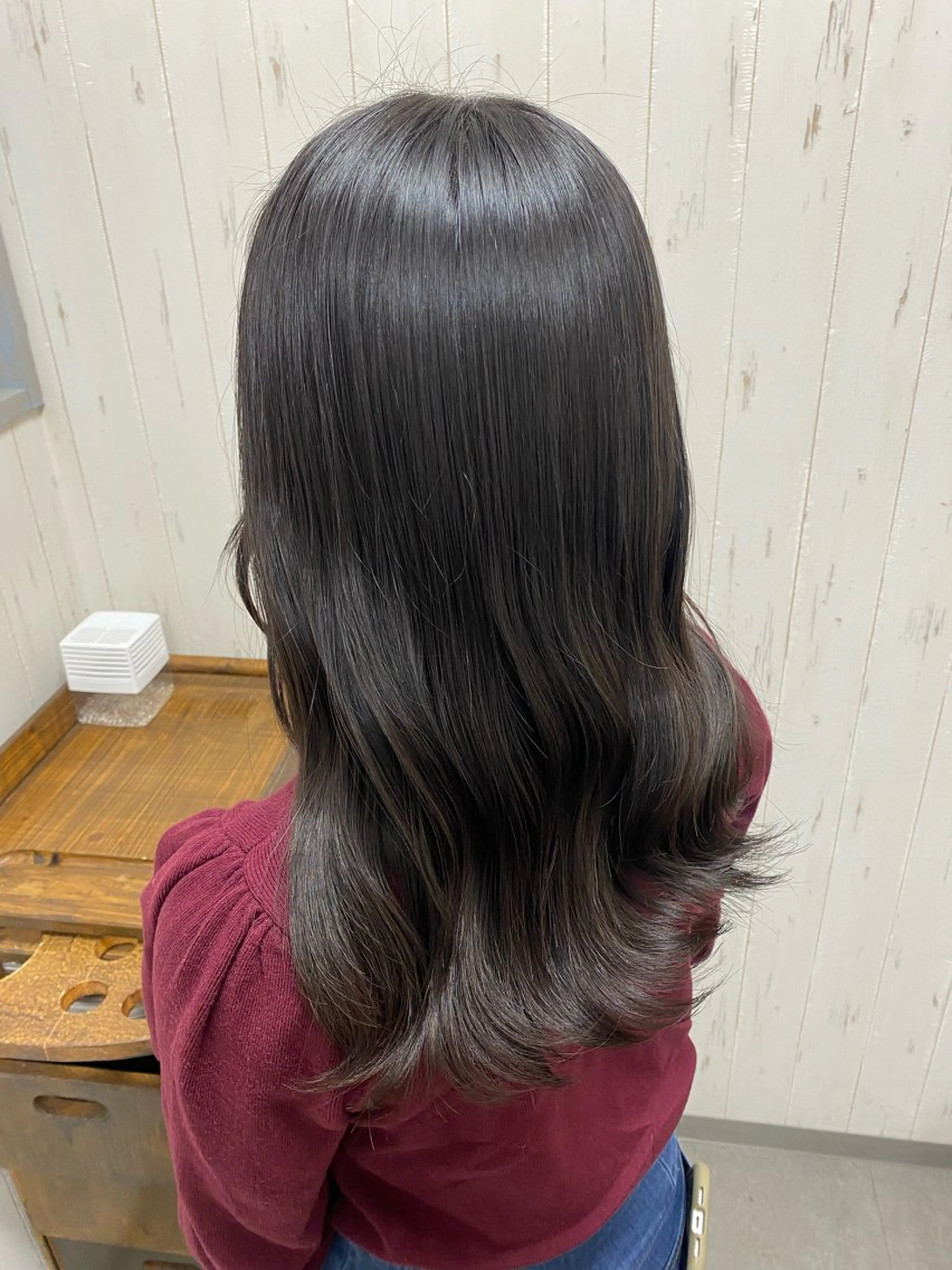 ロング カラー 杉原さやか 本陣/カット無料のヘアスタイル