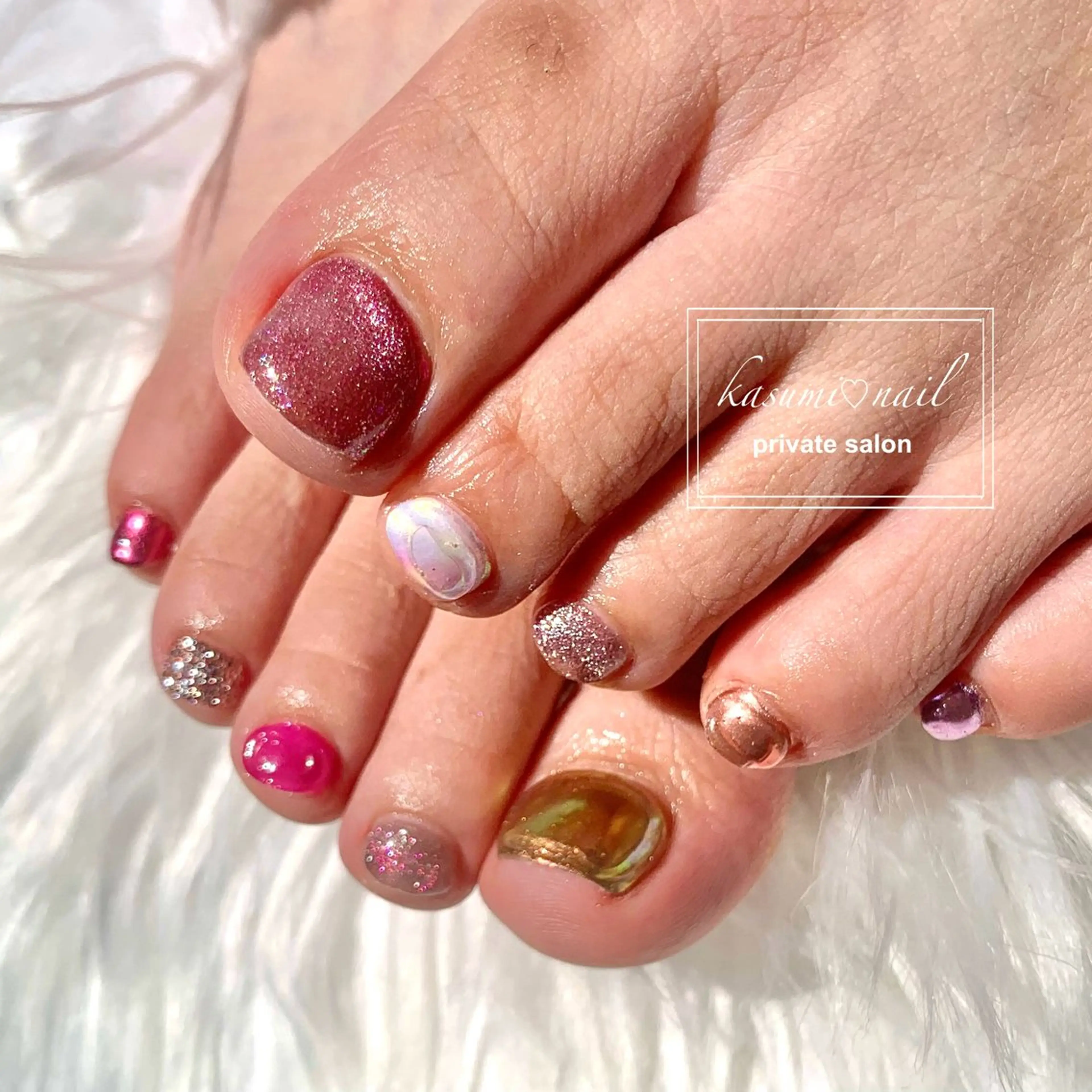 ネイル 大理石ネイル(マーブル) ニュアンスネイル KASUMI♡ Nailのネイルデザイン