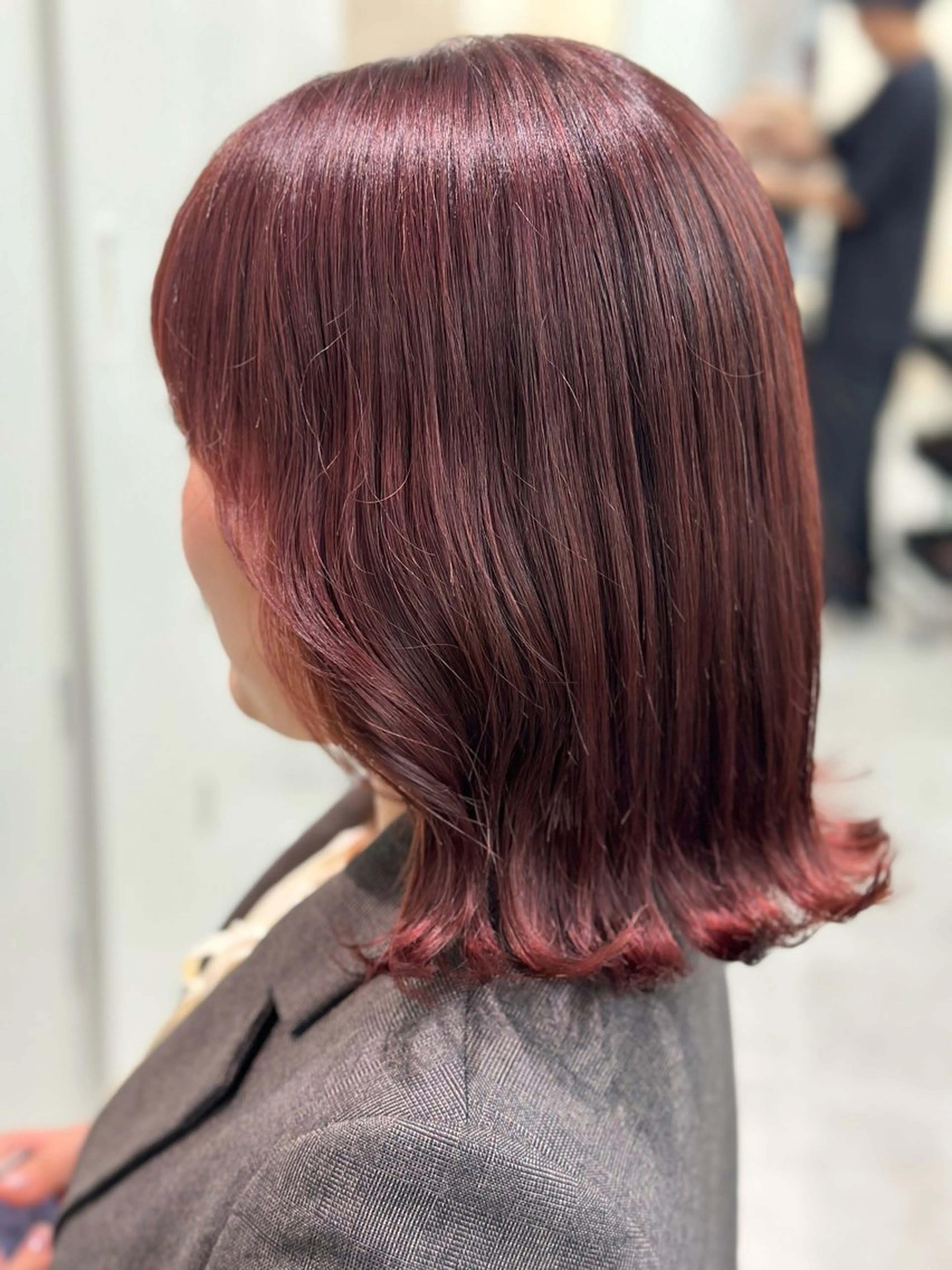 ミディアム カラー カット ヘアカラー トリートメント 🤍透明感カラー🤍 Moeのヘアスタイル
