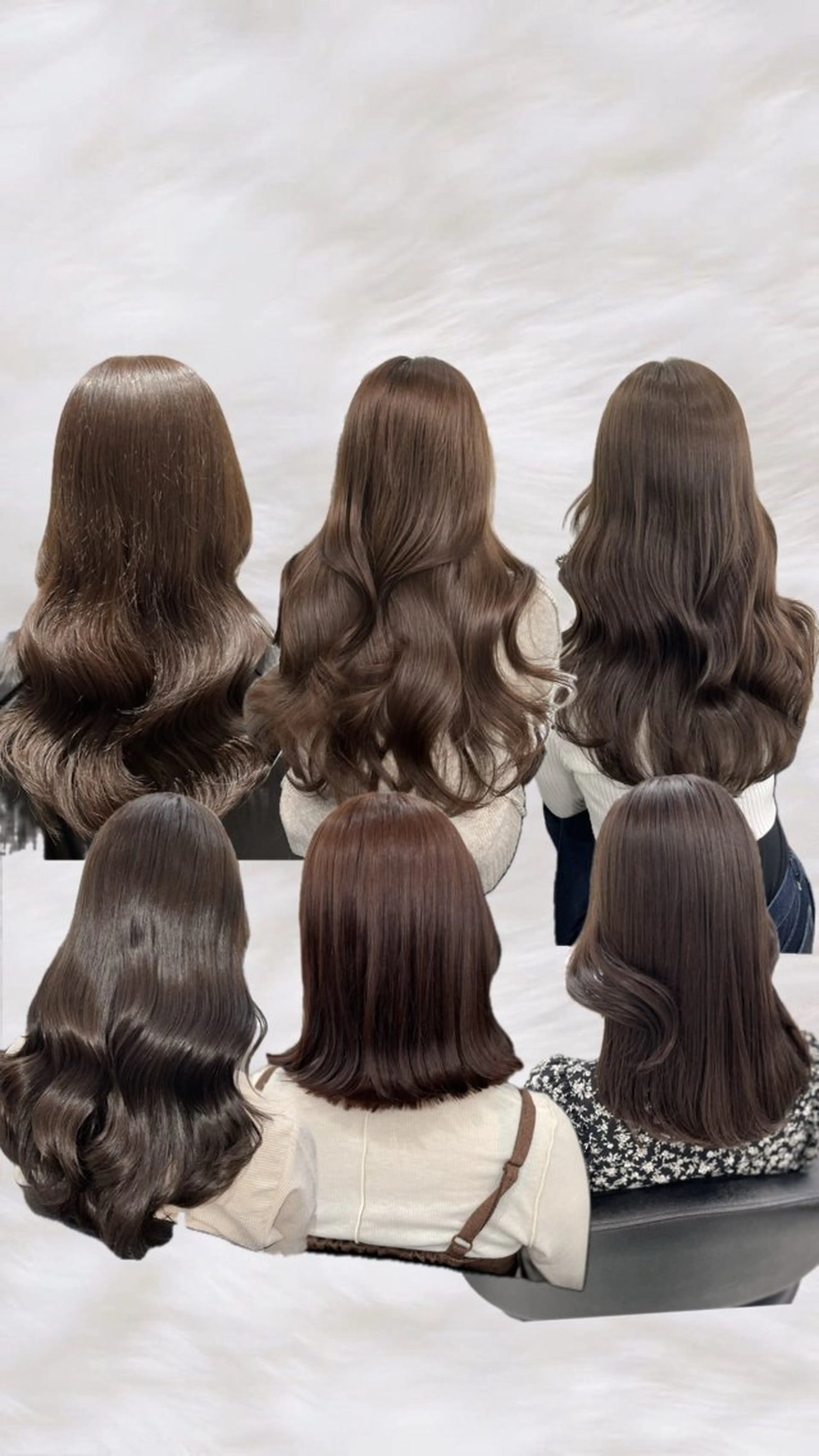 セミロング カラー カット ヘアカラー トリートメント ヘッドスパ ヘアセット nana【艶髪】/ 顔まわり/縮毛矯正のヘアスタイル