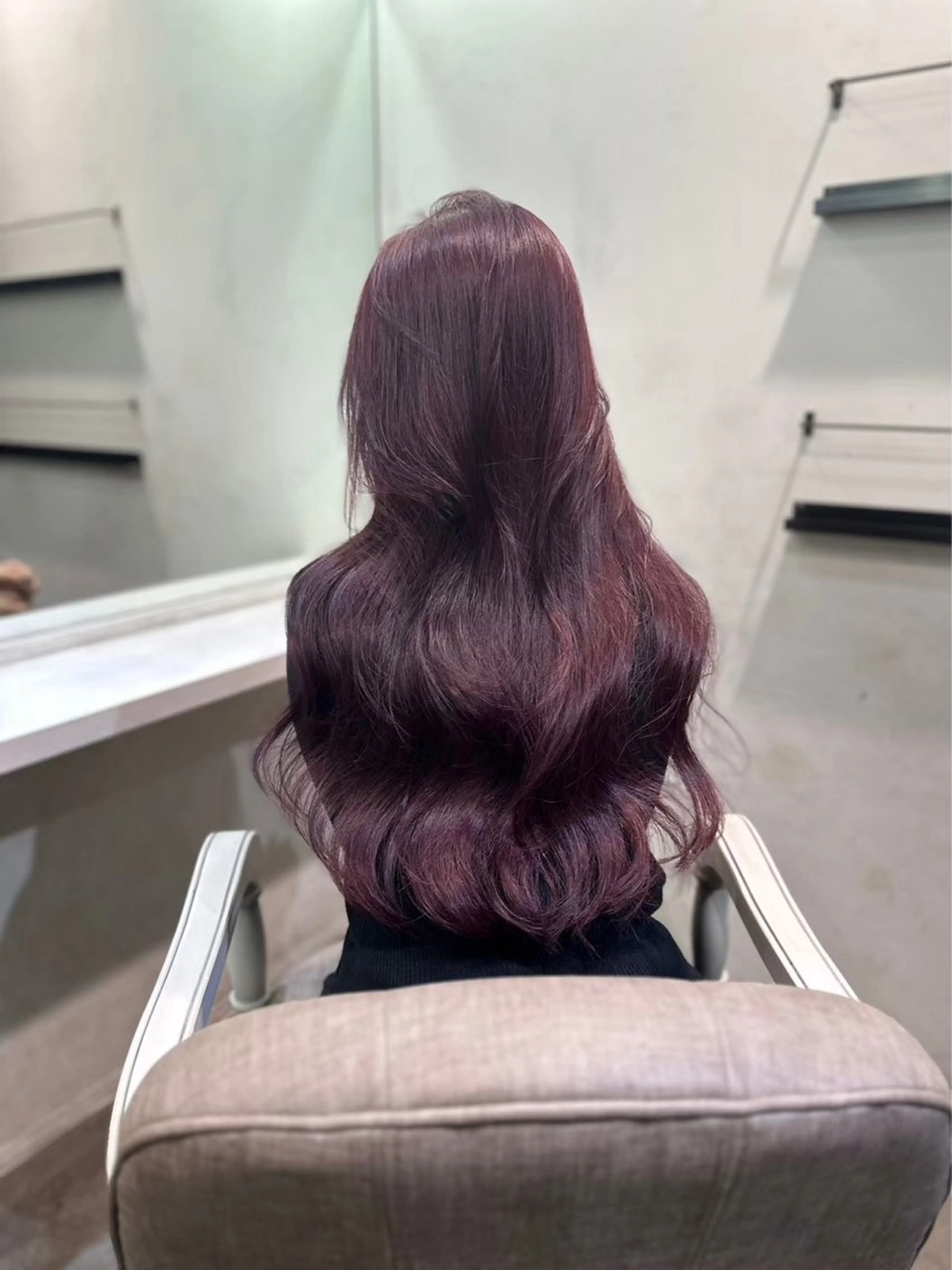 ロング カラー ベージュカラー ブリーチ ダブルカラー 顔周りカット 髪質改善 ヘアカラー 京都韓国ヘア🇰🇷 /髪質改善/レイヤーのヘアスタイル