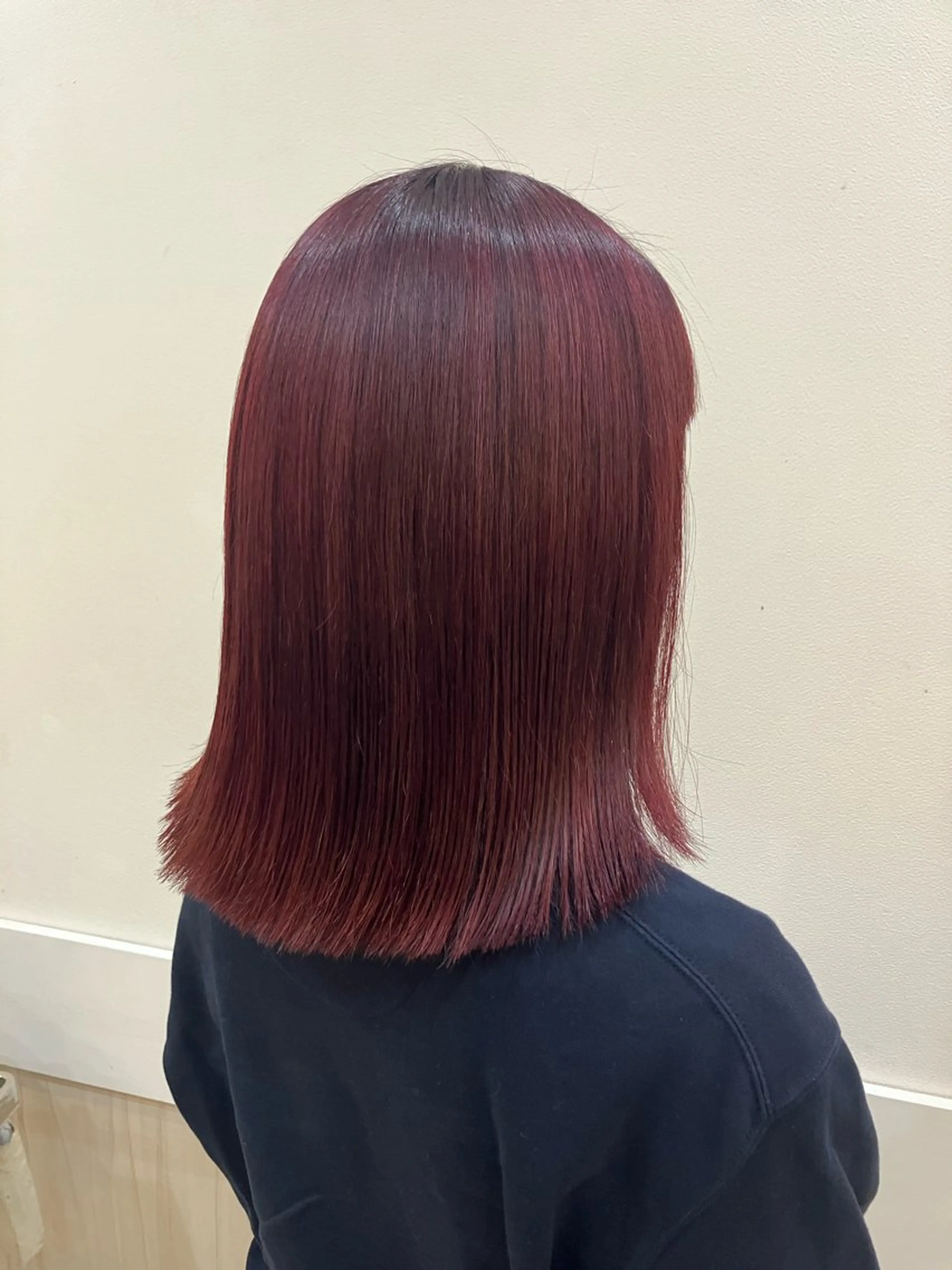 ミディアム ヘアカラー yukari 艶髪ヘアのヘアスタイル